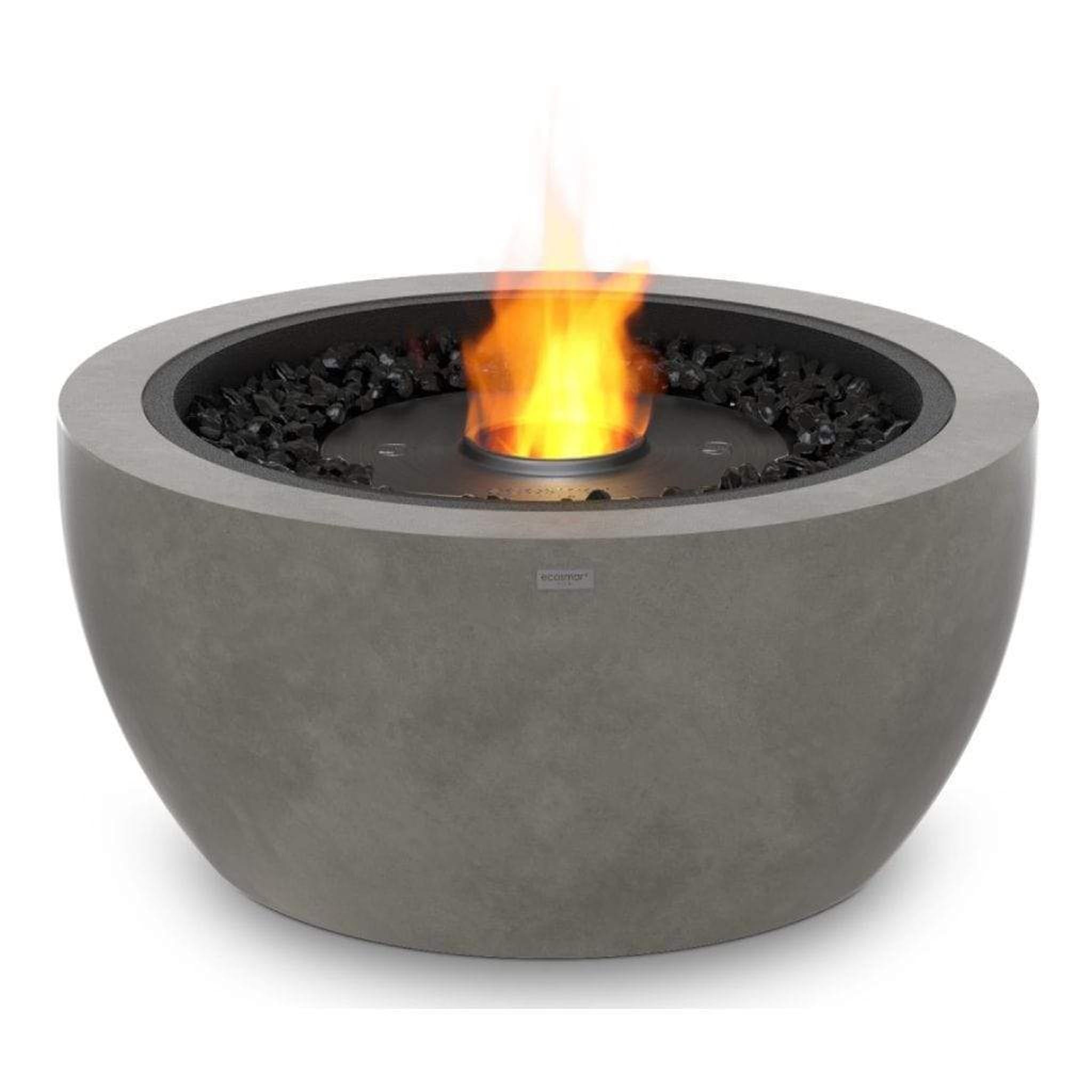 EcoSmart Fire POD 30" Ethanol Fire Pit Bowl with Adjustable Feet by Mad Design Group