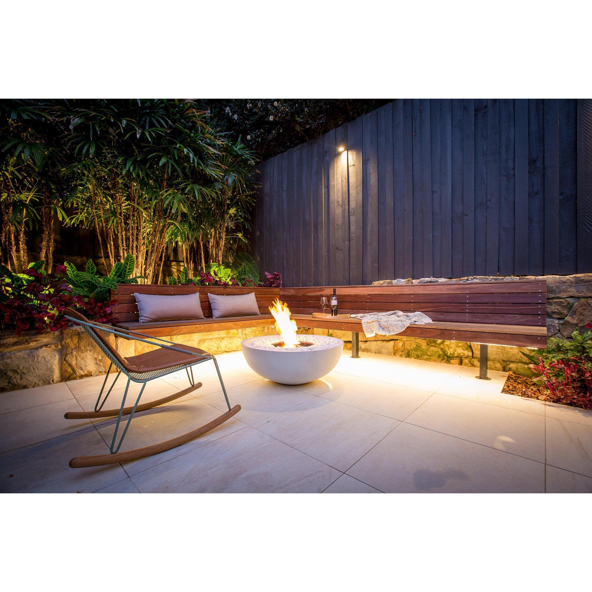 EcoSmart Fire Mix 850 33" Round Ethanol Fire Pit Bowl – Indoor/Outdoor by Mad Design Group