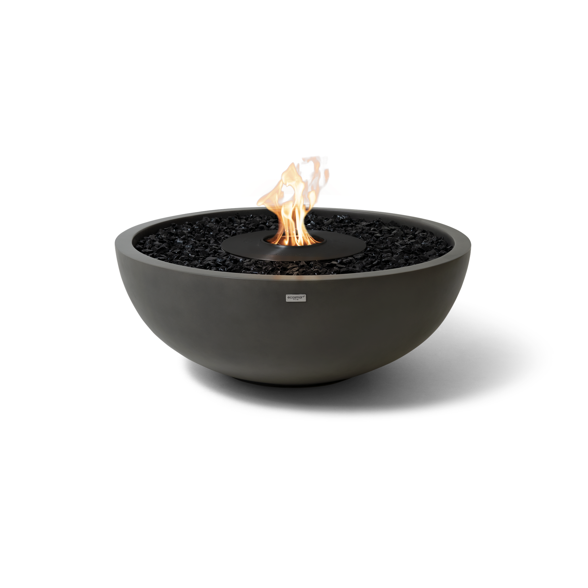 EcoSmart Fire Mix 850 33" Round Ethanol Fire Pit Bowl – Indoor/Outdoor by Mad Design Group