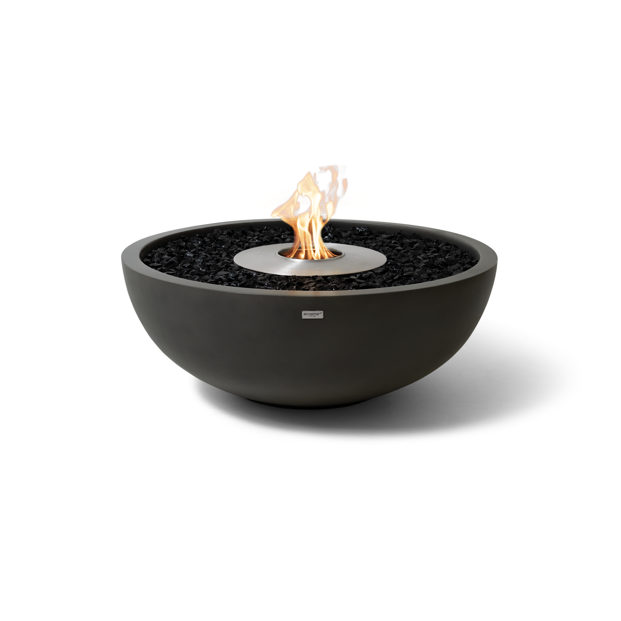 EcoSmart Fire Mix 850 33" Round Ethanol Fire Pit Bowl – Indoor/Outdoor by Mad Design Group