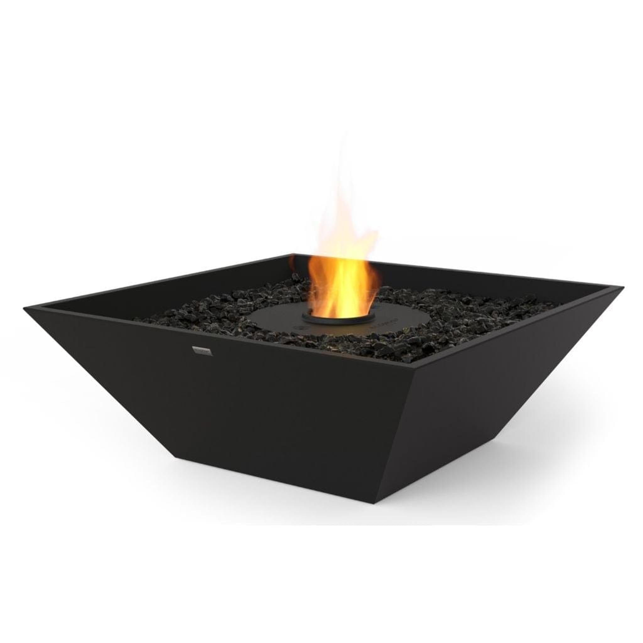 EcoSmart Fire 33" Square Nova 850 Ethanol Fire Pit Bowl with Stainless Steel Burner by Mad Design Group