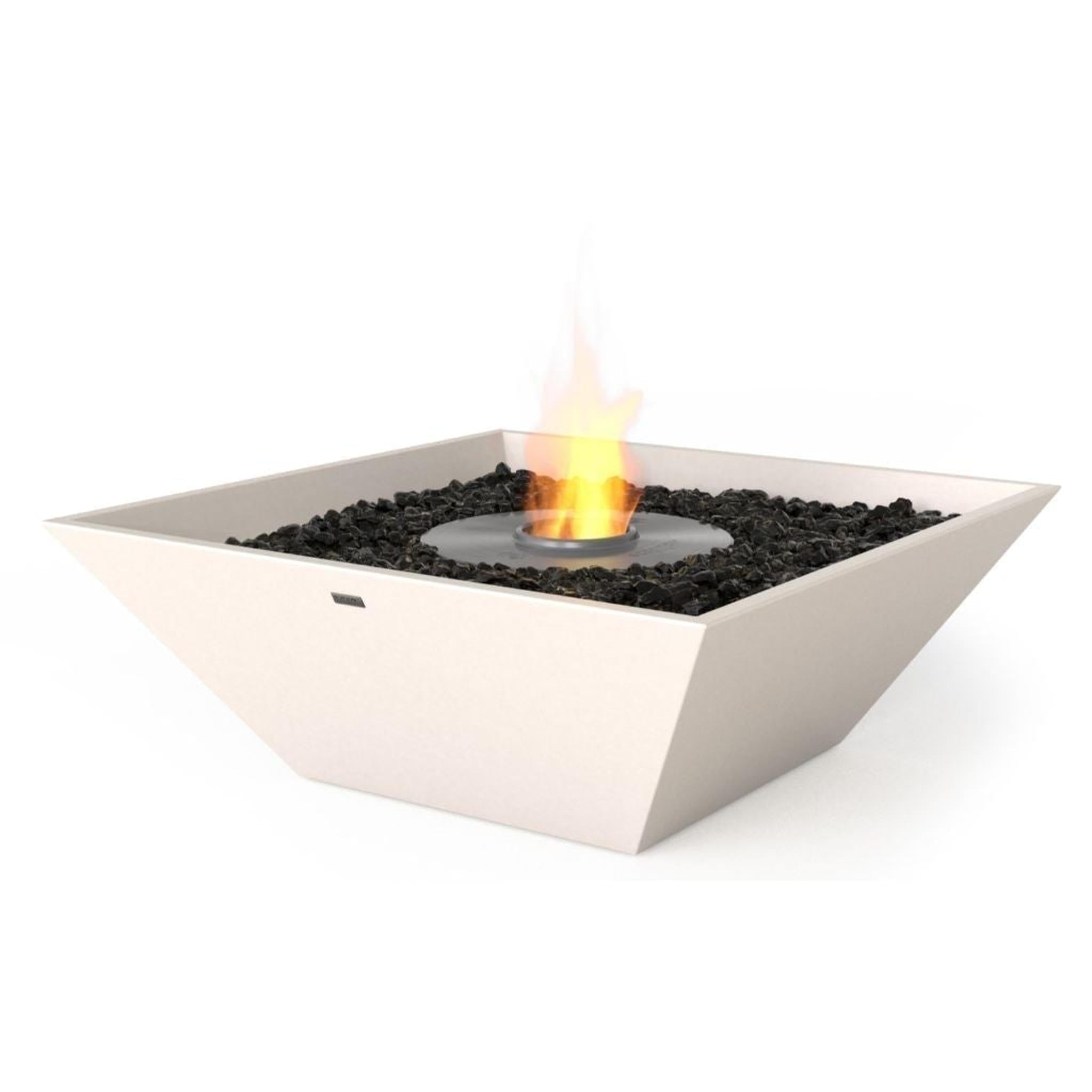 EcoSmart Fire 33" Square Nova 850 Ethanol Fire Pit Bowl with Stainless Steel Burner by Mad Design Group