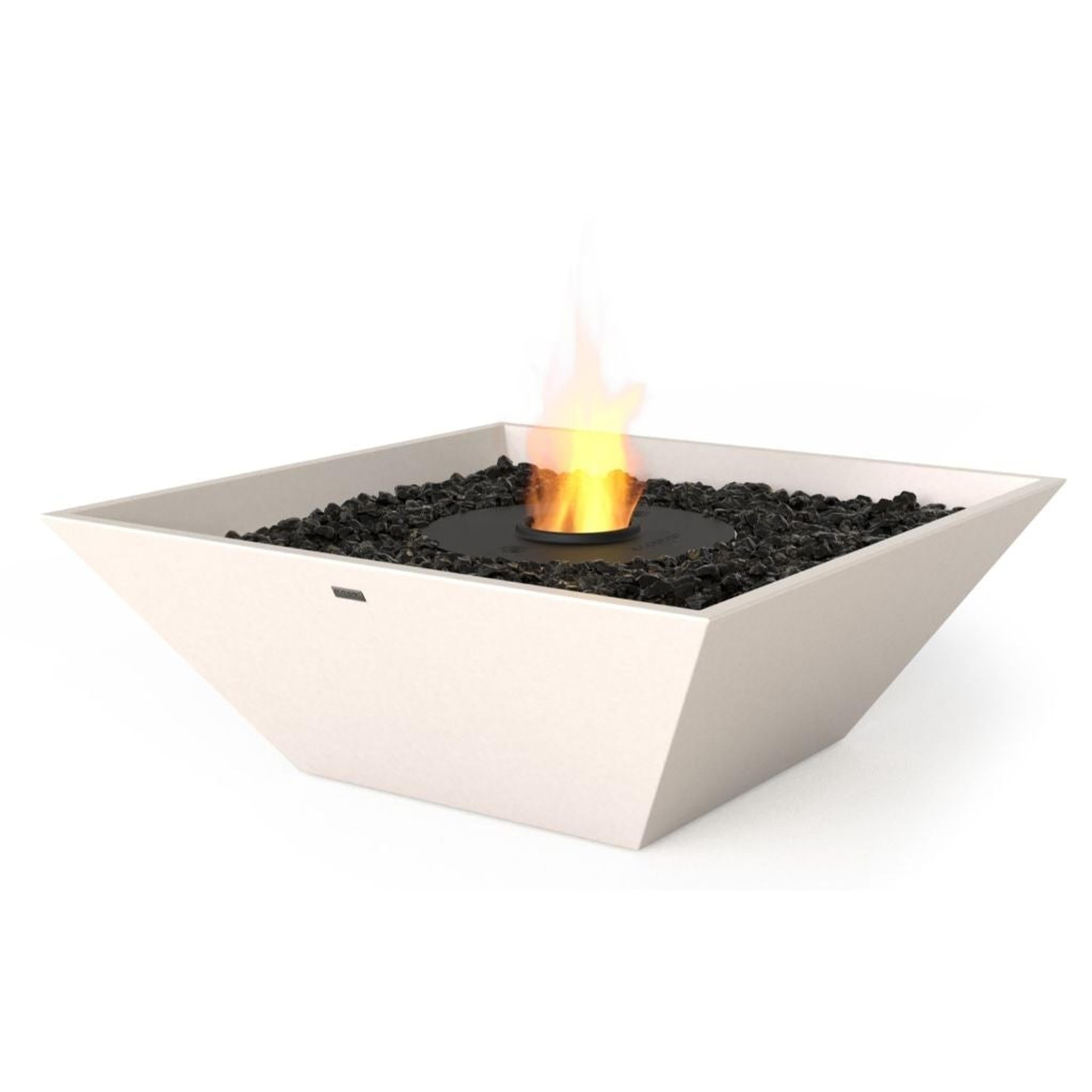 EcoSmart Fire 33" Square Nova 850 Ethanol Fire Pit Bowl with Stainless Steel Burner by Mad Design Group