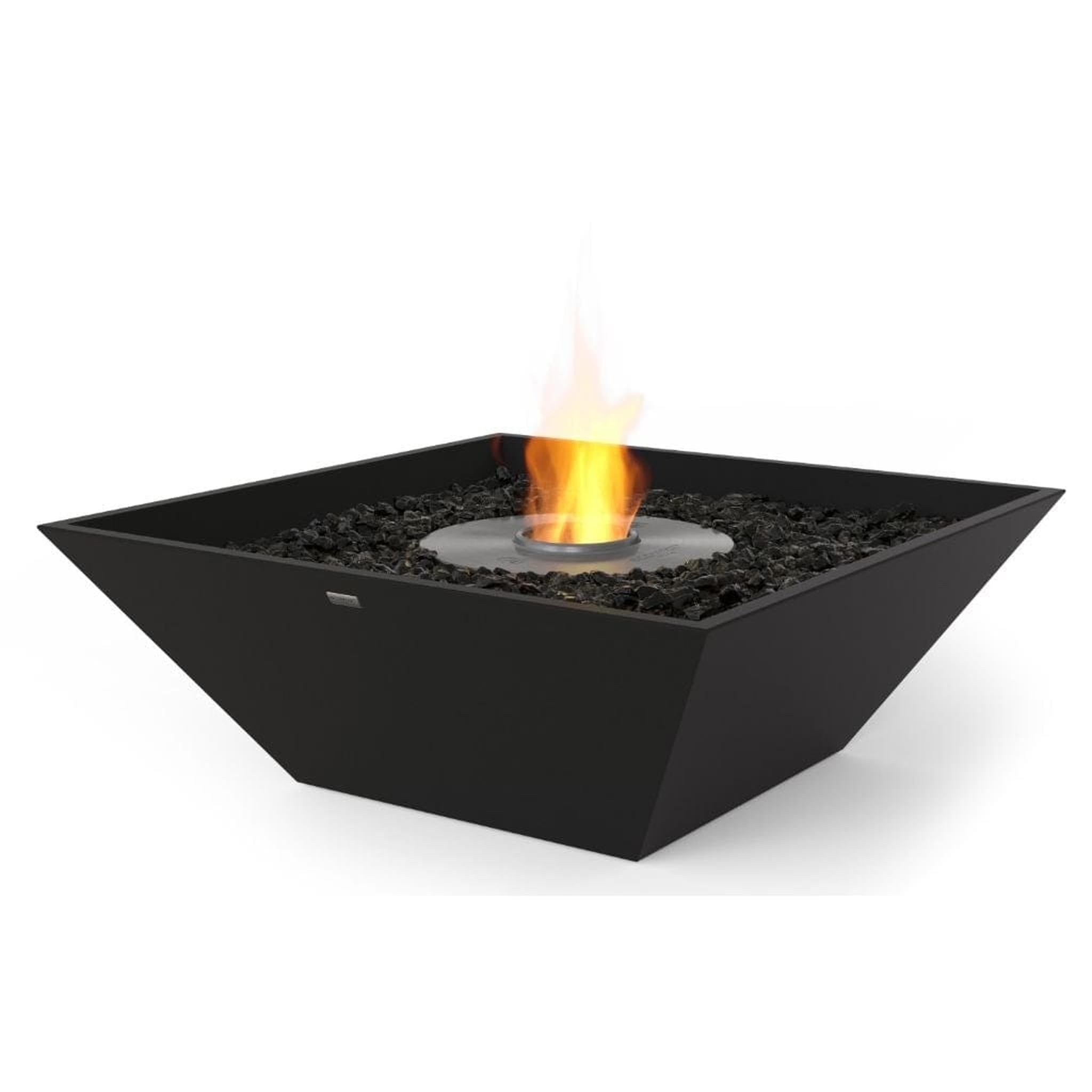 EcoSmart Fire 33" Square Nova 850 Ethanol Fire Pit Bowl with Stainless Steel Burner by Mad Design Group