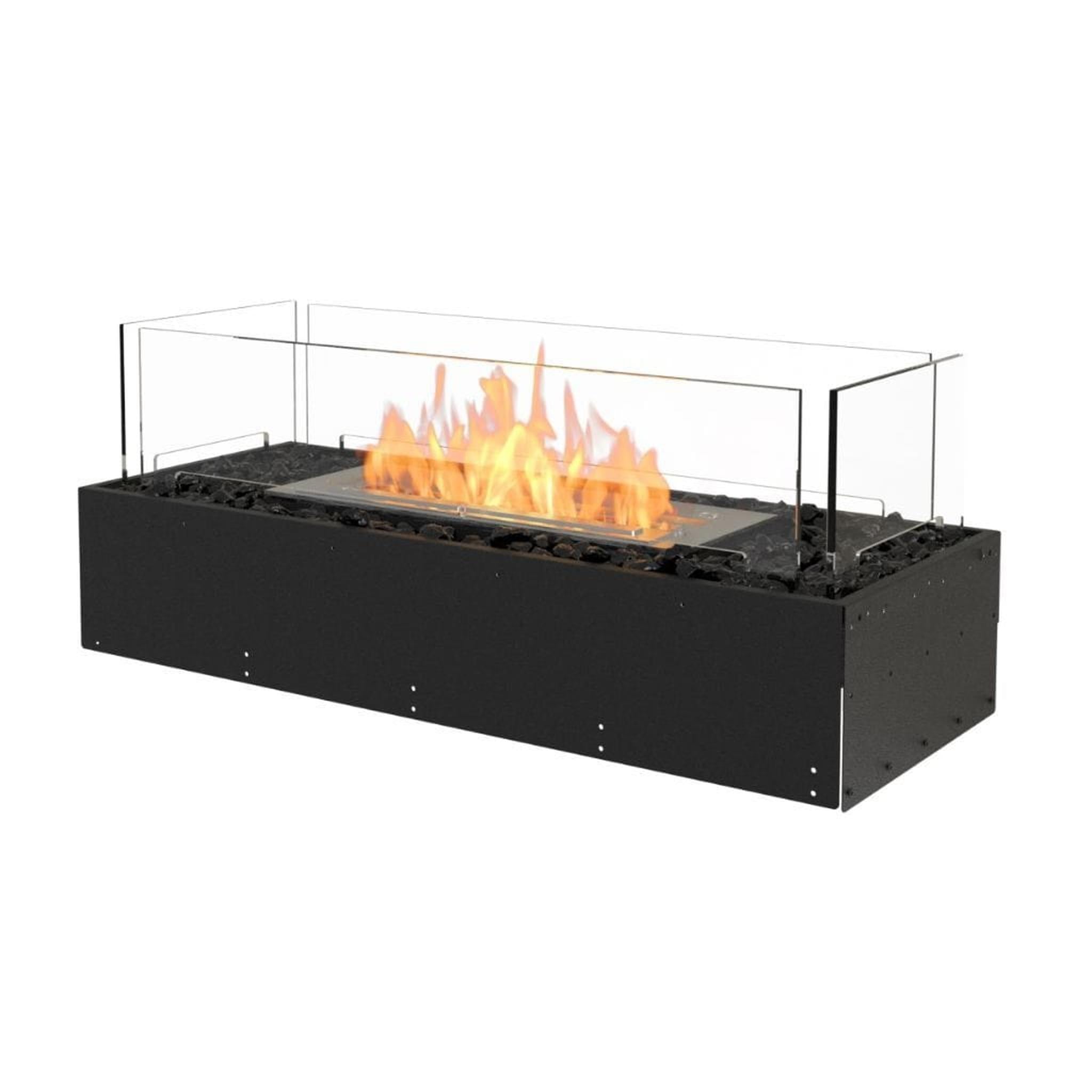 EcoSmart Fire 35" Flex 32BN Bench See-Through Ethanol Fireplace Insert by Mad Design Group