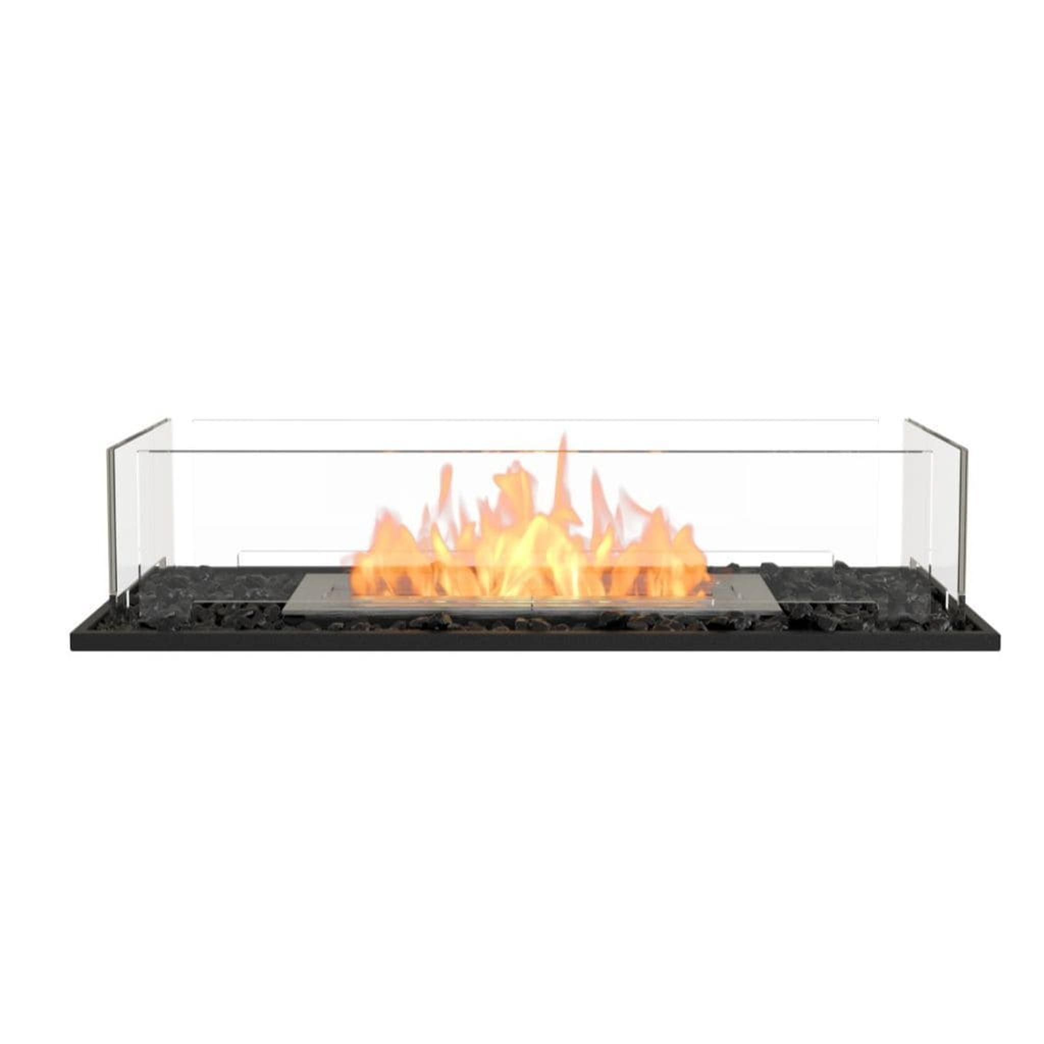EcoSmart Fire 35" Flex 32BN Bench See-Through Ethanol Fireplace Insert by Mad Design Group