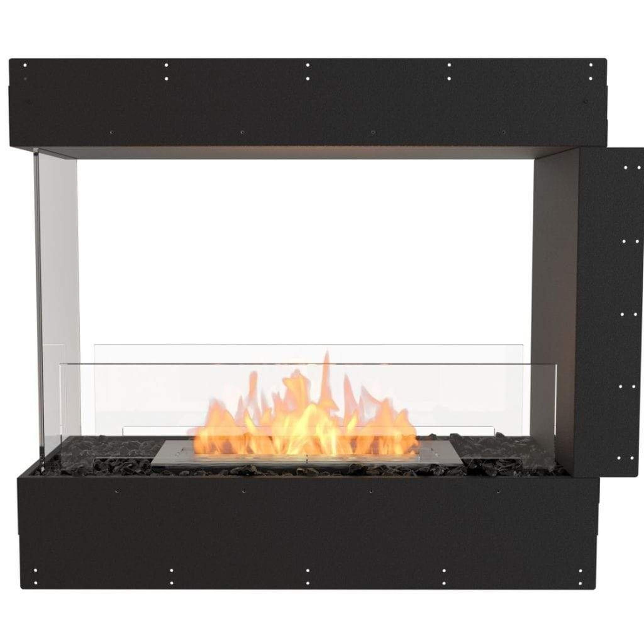 EcoSmart Fire 37" Flex 32PN Peninsula Ethanol Fireplace Insert with Adjustable Flame by Mad Design Group