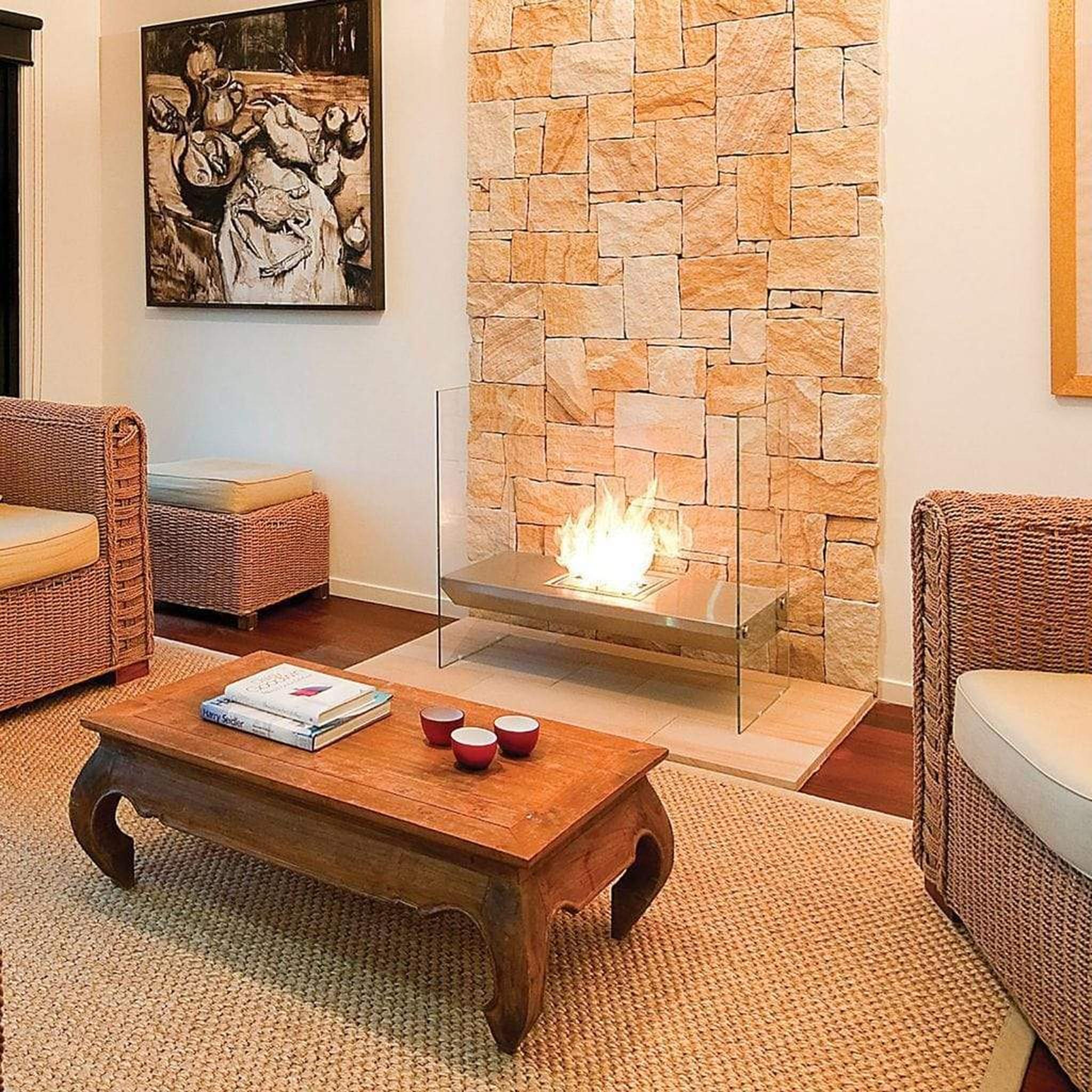 EcoSmart Fire Igloo 38" Freestanding See-Through Designer Fireplace by Mad Design Group