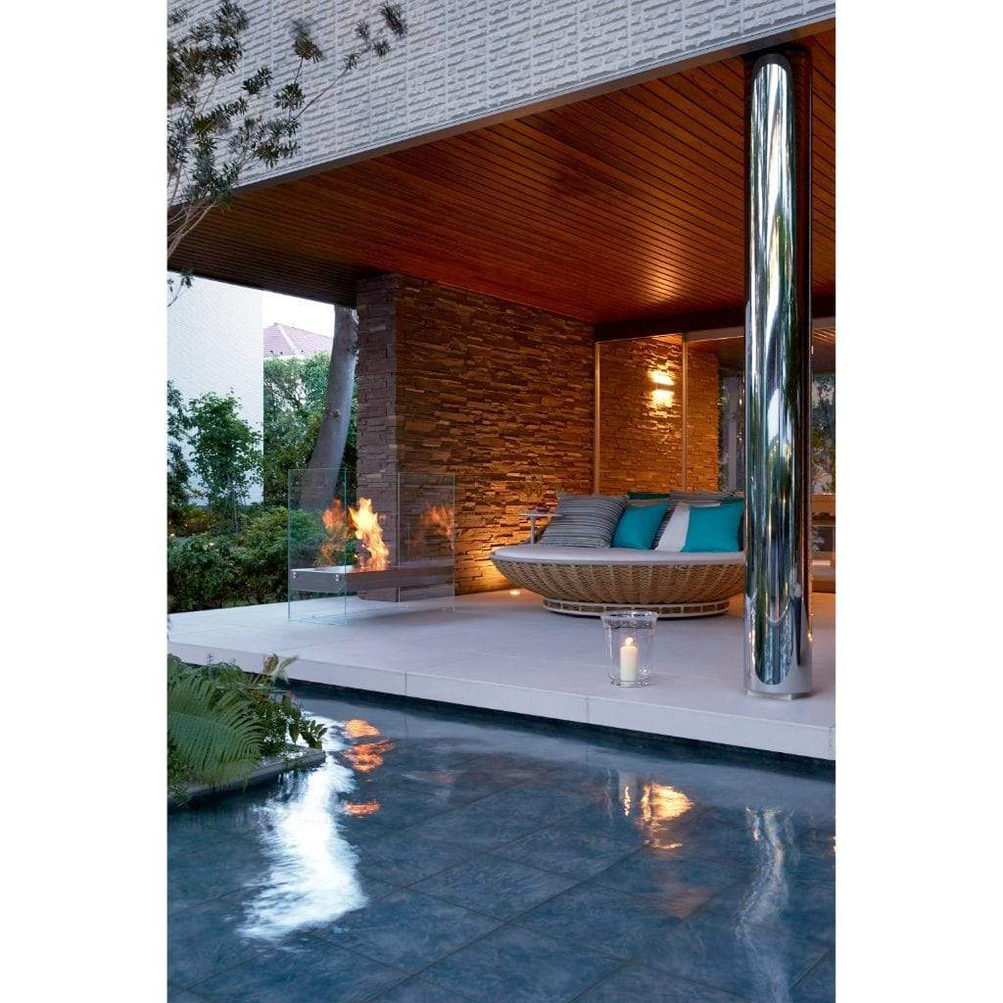 EcoSmart Fire Igloo 38" Freestanding See-Through Designer Fireplace by Mad Design Group