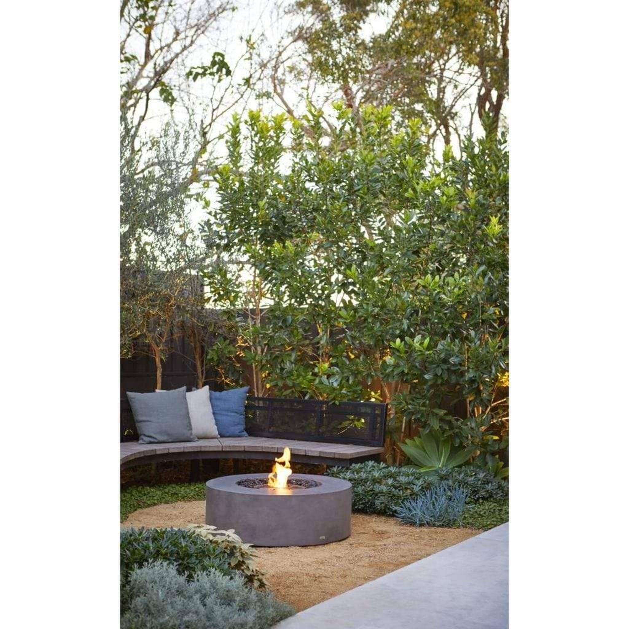 EcoSmart Fire 39" Ark 40 Ethanol Fire Pit Table with Concrete Design by Mad Design Group