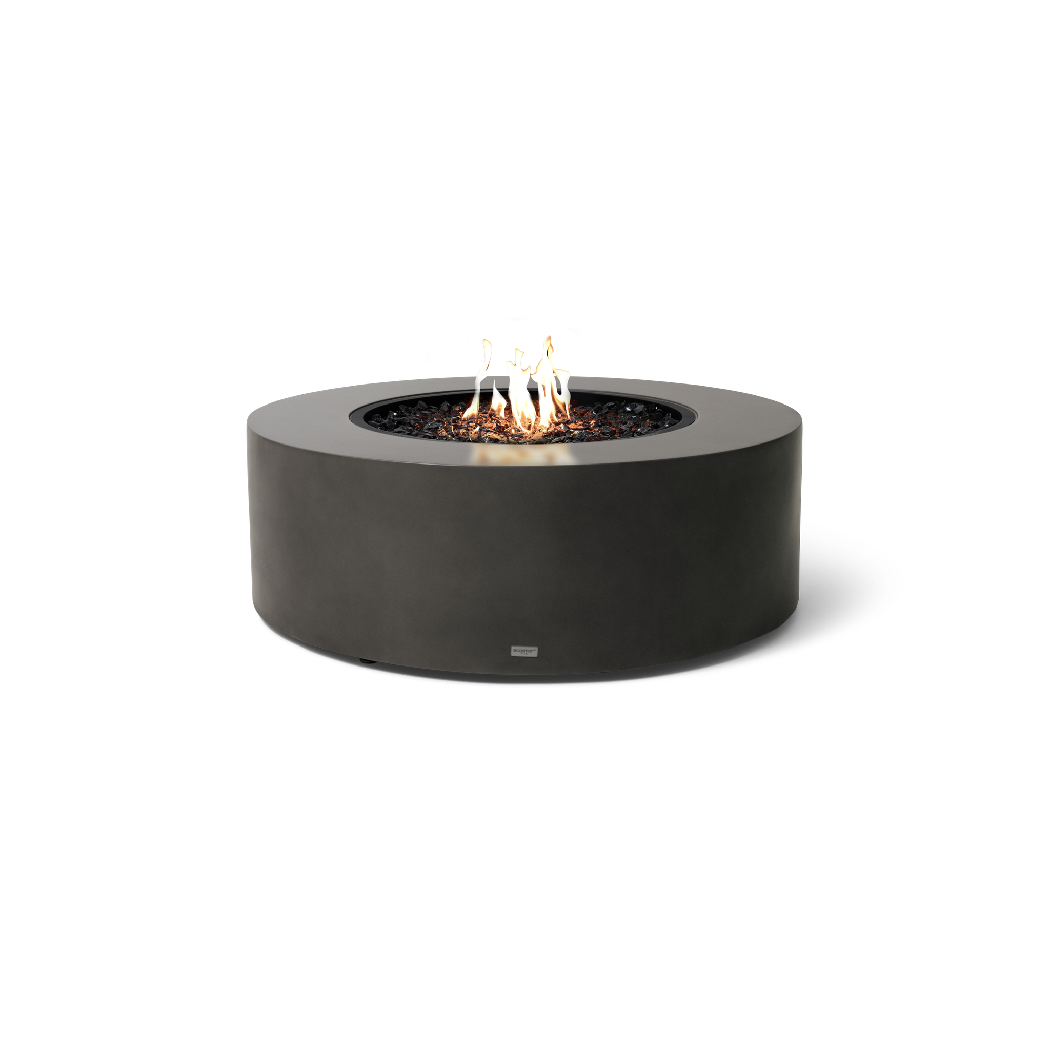 EcoSmart Fire 39" Ark 40 Outdoor Fire Pit Table with Gas LP/NG Burner – Stylish High-Heat Stainless Steel Base by Mad Design Group