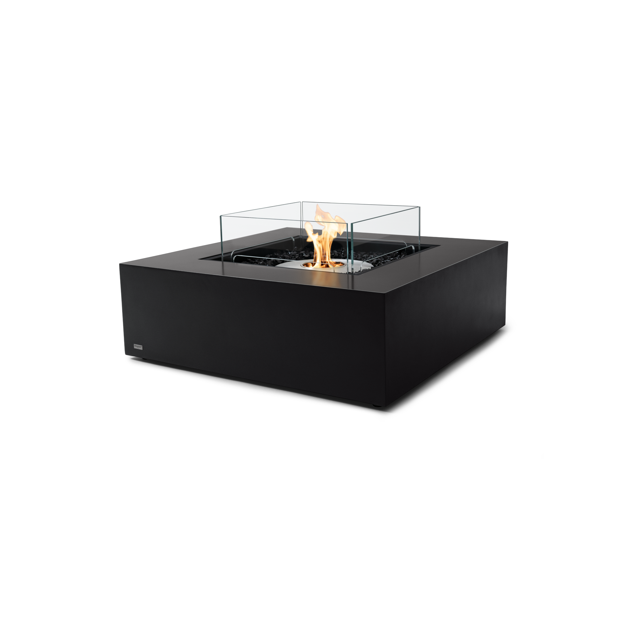 EcoSmart Fire 39" Base 40 Indoor/Outdoor Fire Pit Table with Ethanol Burner – Handcrafted Concrete Design by Mad Design Group