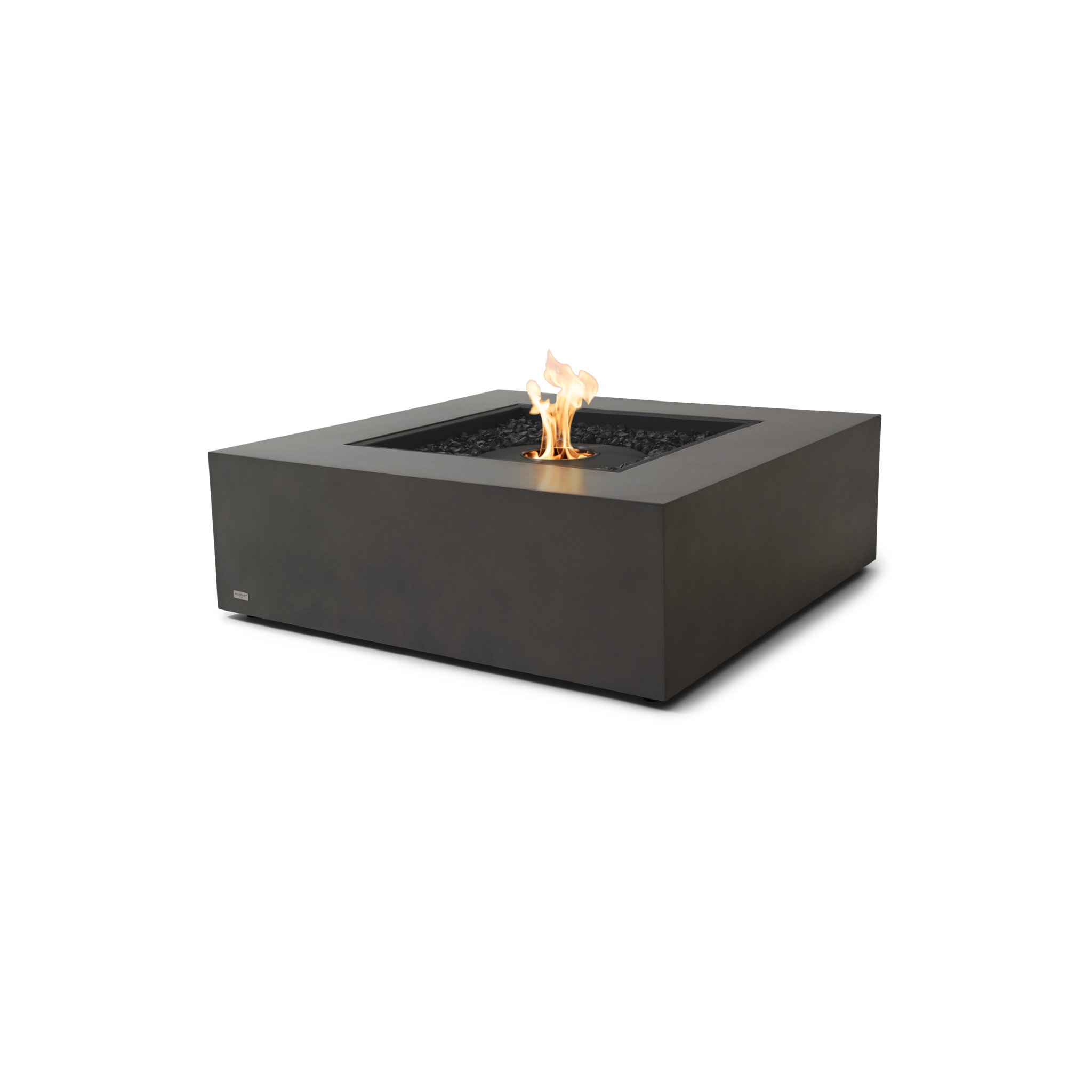 EcoSmart Fire 39" Base 40 Indoor/Outdoor Fire Pit Table with Ethanol Burner – Handcrafted Concrete Design by Mad Design Group
