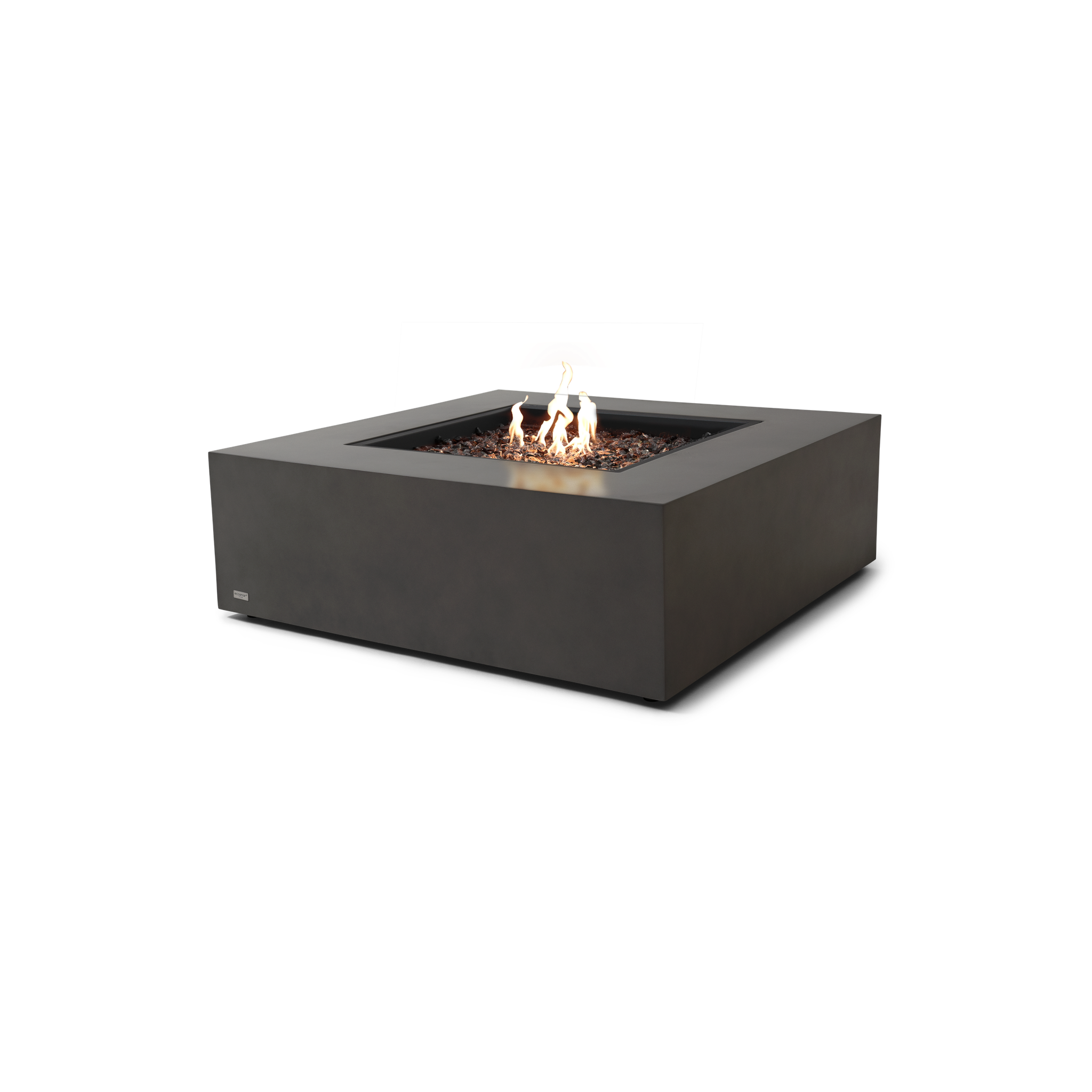 EcoSmart Fire 39" Base 40 Outdoor Fire Pit Table with Gas LP/NG Burner – High-Temp Coated Stainless Steel Base by Mad Design Group