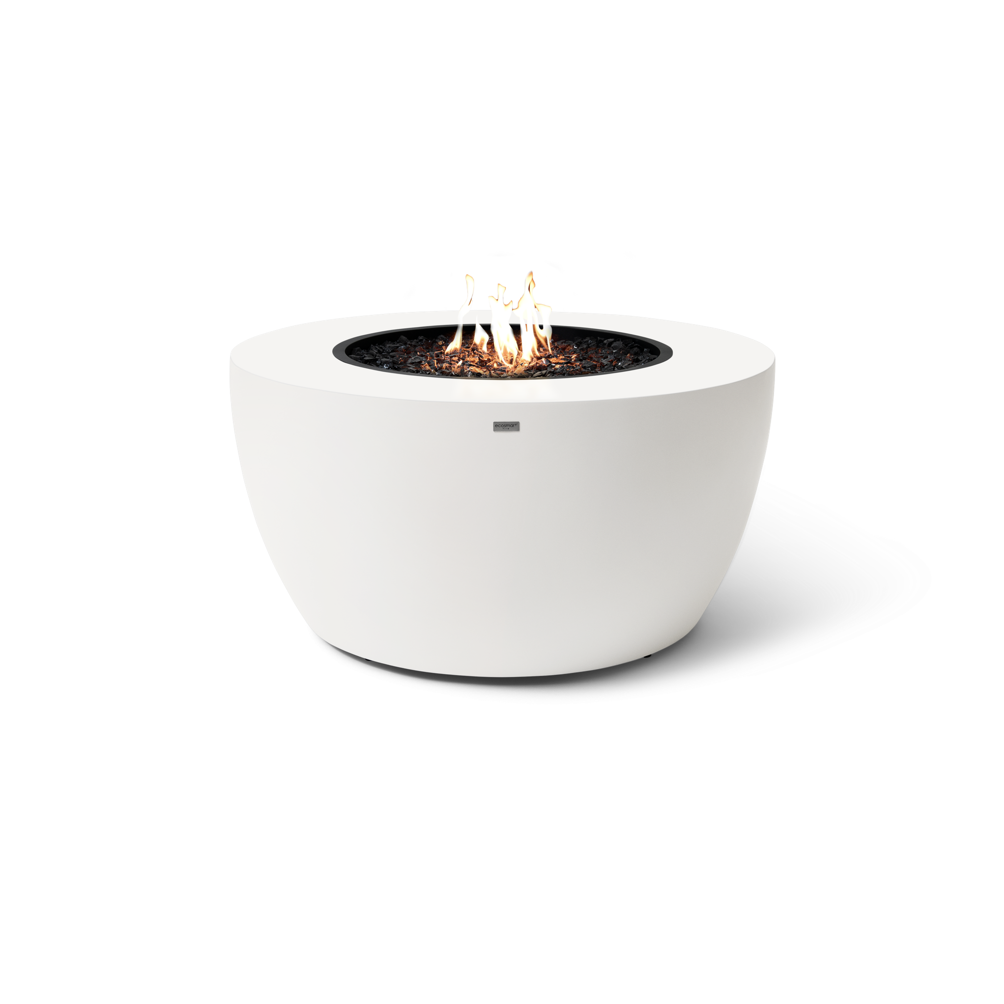 EcoSmart Fire 39" POD Gas Fire Pit Bowl with LP/NG Burner – Concrete Outdoor Fire Feature by Mad Design Group