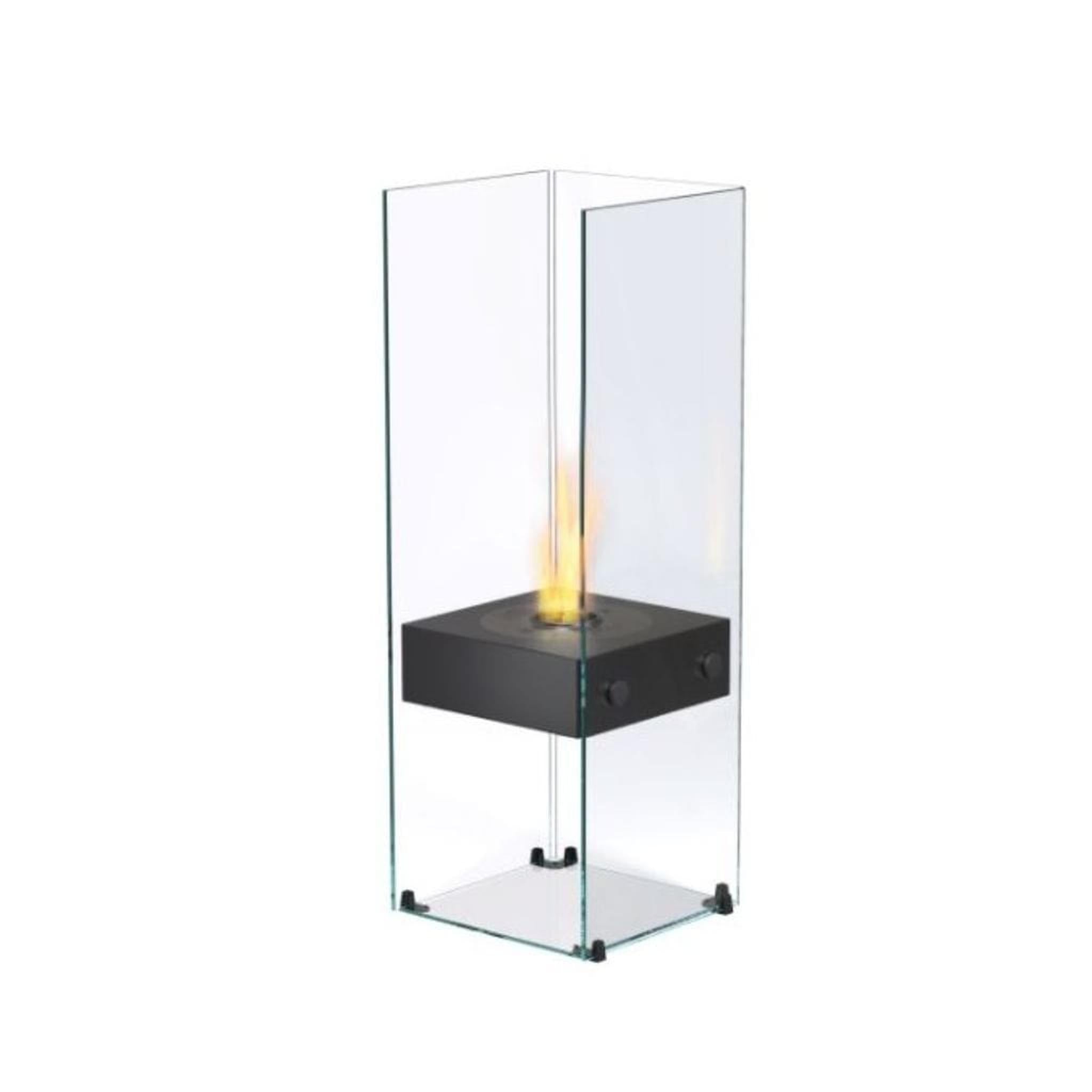 EcoSmart Fire 43" Ghost Freestanding See-Through Designer Fireplace with AB3 Burner by Mad Design Group