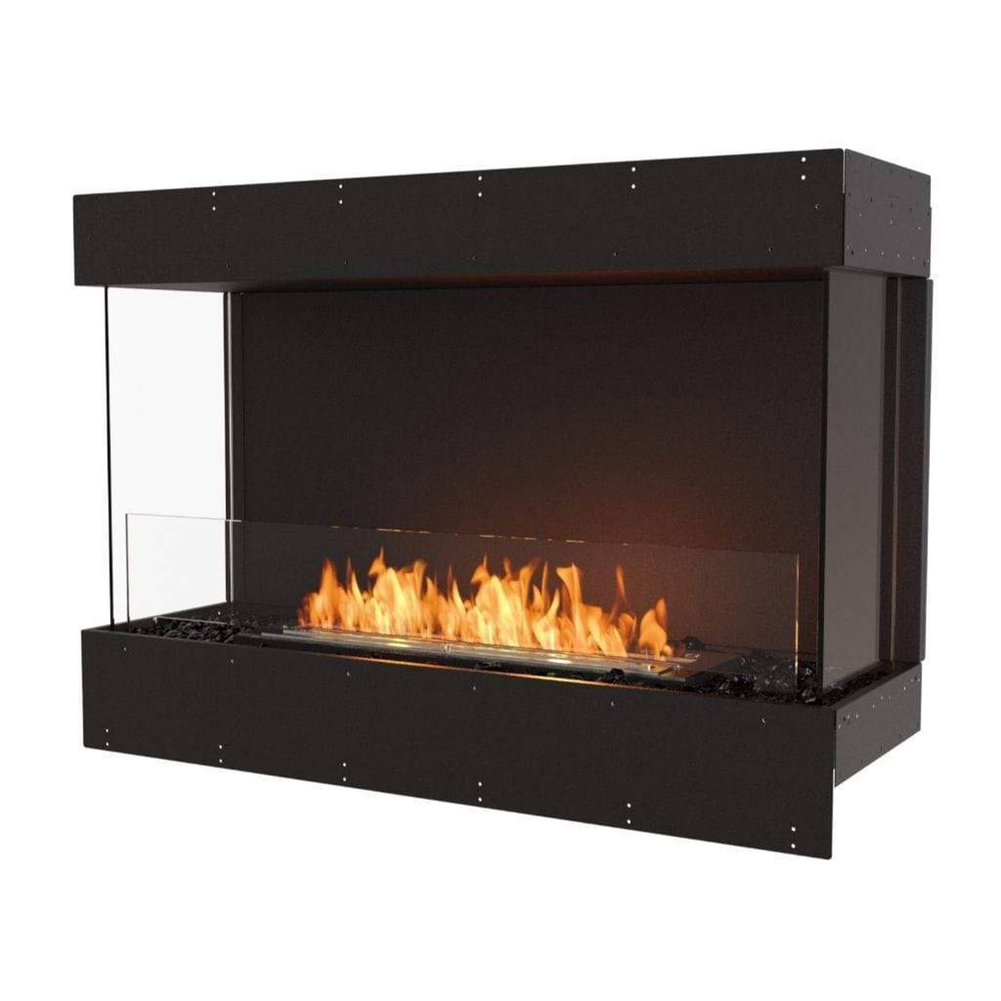 EcoSmart Fire 45" Flex 42BY Bay Ethanol Fireplace Insert with Glass Windscreen by Mad Design Group