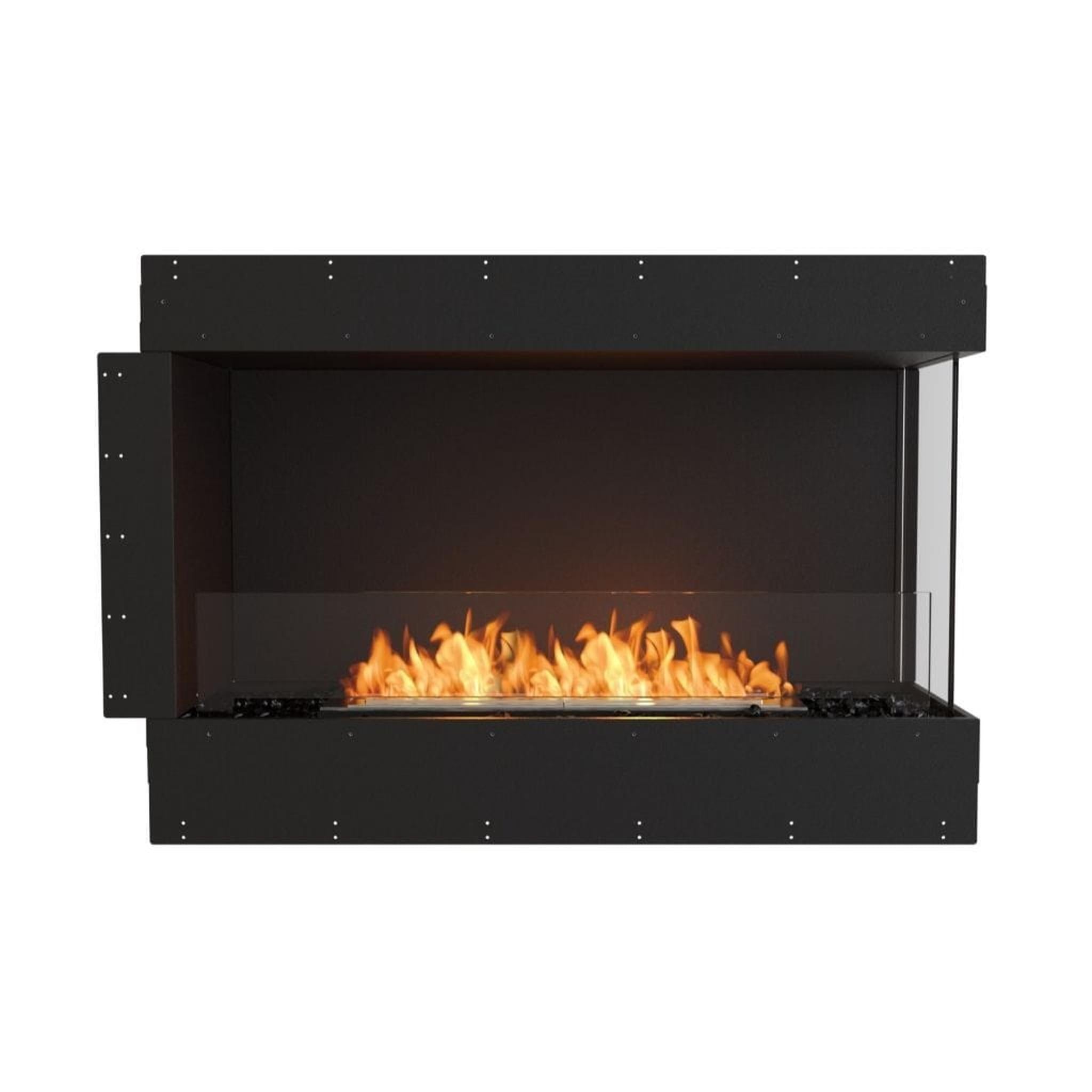 EcoSmart Fire Flex 42LC/42RC 47" Left or Right Corner Ethanol Fireplace Insert with Adjustable Flame by Mad Design Group