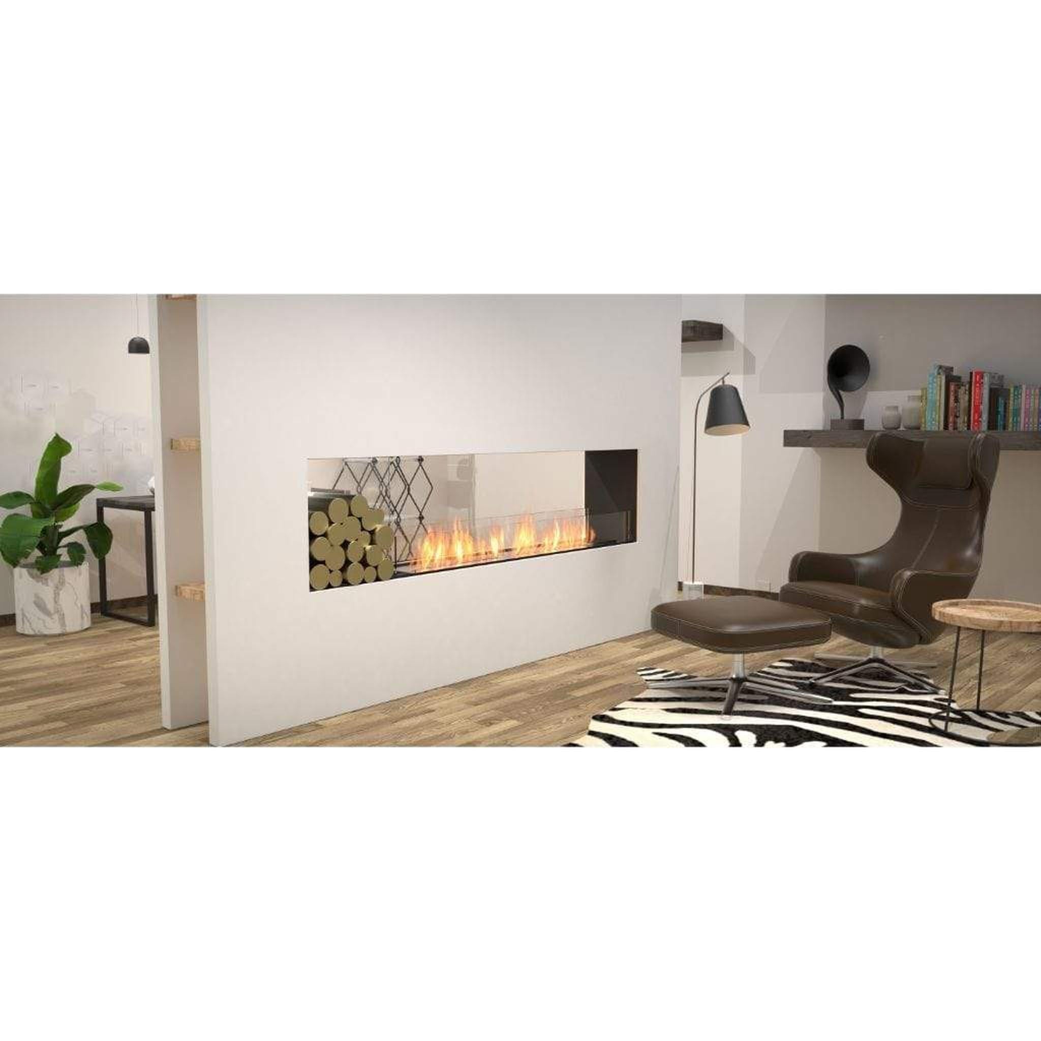 EcoSmart Fire 49" Flex 42DB Double-Sided Ethanol Fireplace Insert for Indoor & Outdoor Use by Mad Design Group