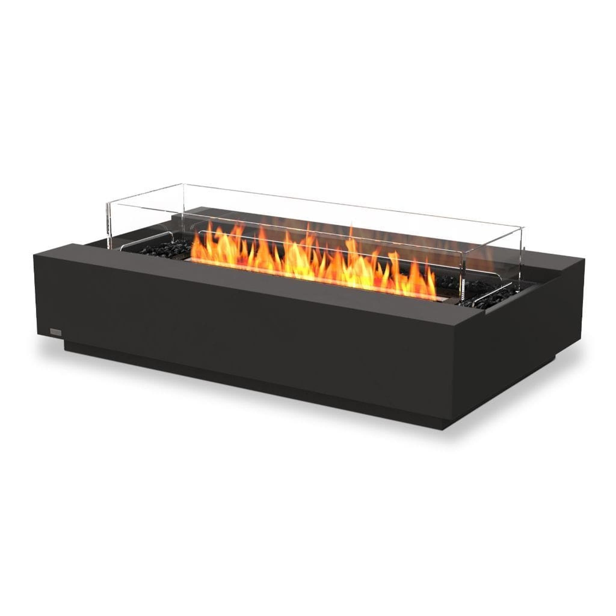 EcoSmart Fire 50" Cosmo 50 Fire Pit Table with Ethanol Burner – Indoor/Outdoor Concrete Design by Mad Design Group