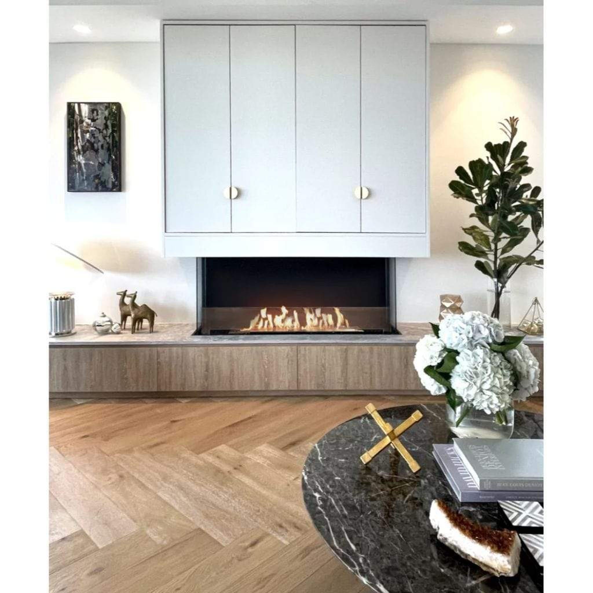 EcoSmart Fire 53" Flex 50BY Bay Ethanol Fireplace Insert with Adjustable Flame by Mad Design Group