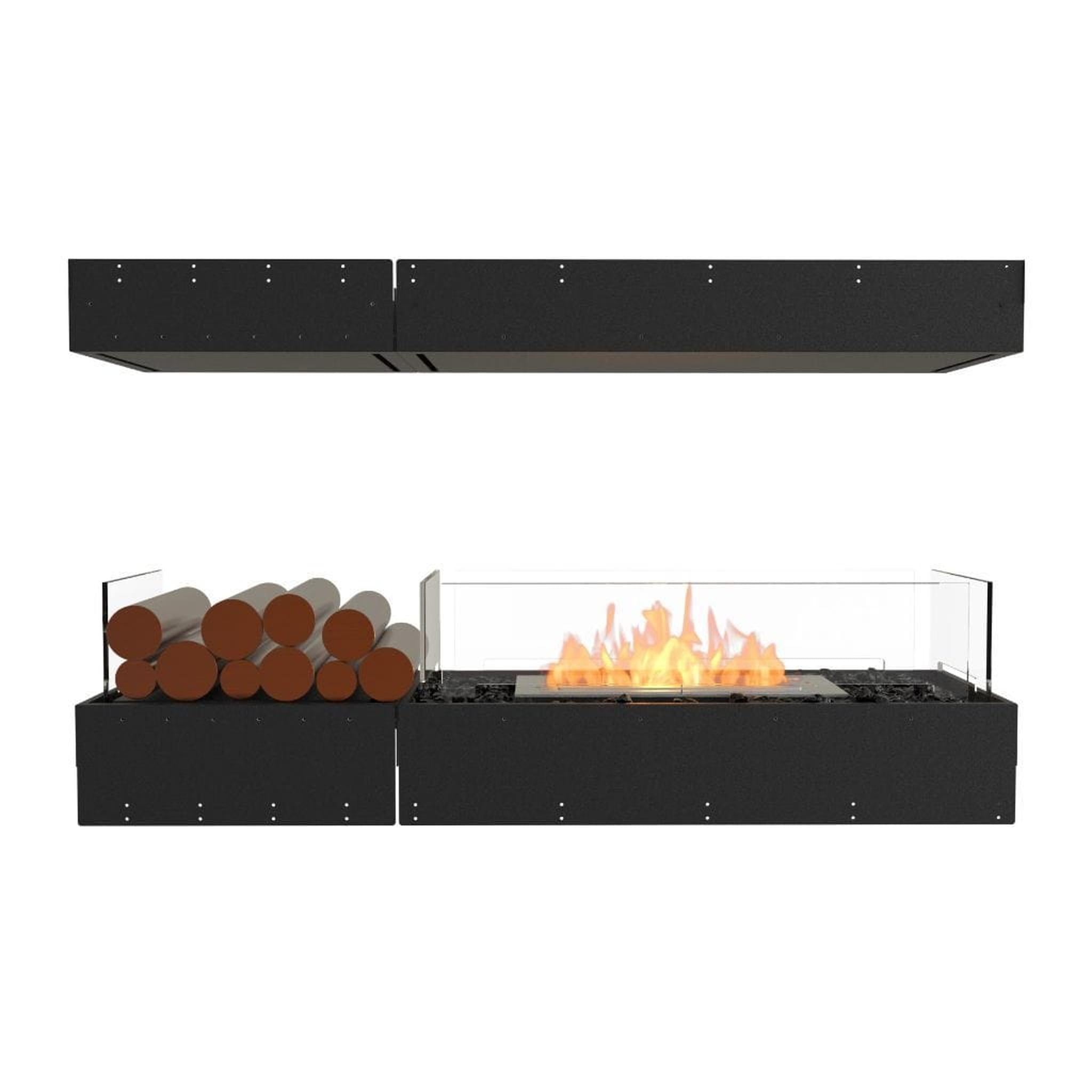 EcoSmart Fire 53" Flex 50IL Island Ethanol Fireplace Insert with Decorative Box and Adjustable Flame by Mad Design Group