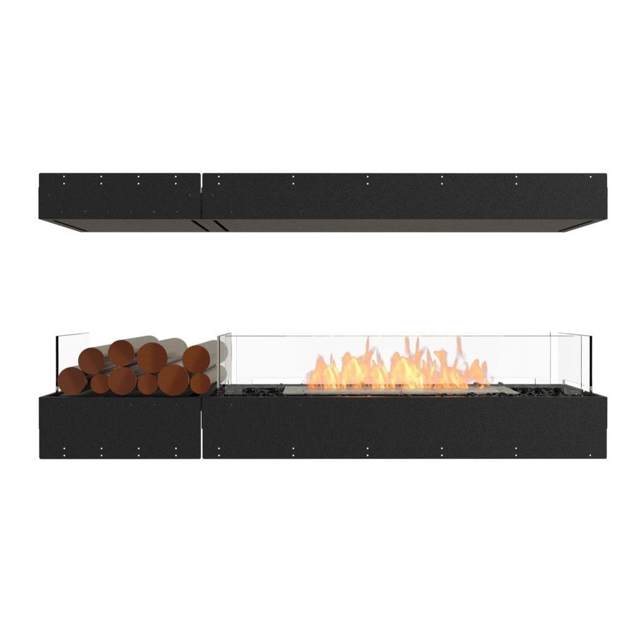 EcoSmart Fire 63" Flex 60IL Island Ethanol Fireplace Insert with Decorative Box and Adjustable Flame by Mad Design Group
