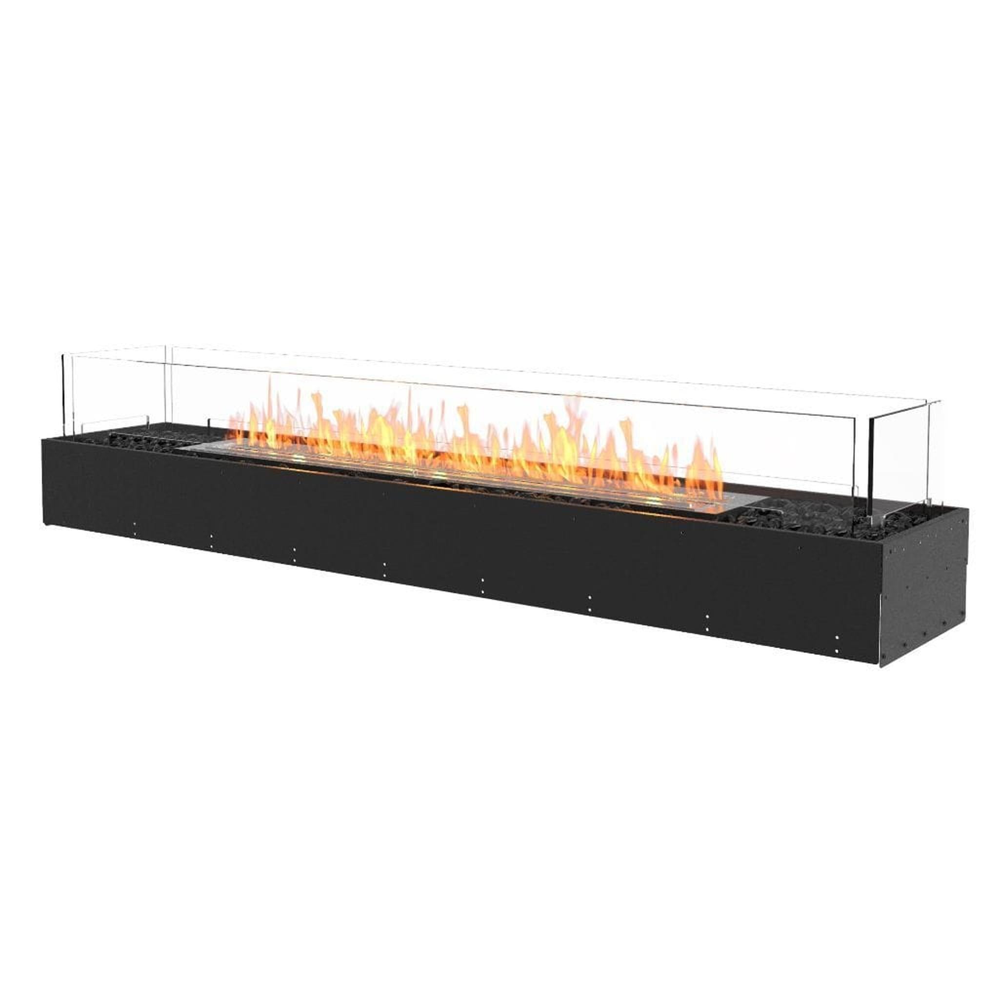 EcoSmart Fire 71" Flex 68BN Bench See-Through Ethanol Fireplace Insert by Mad Design Group