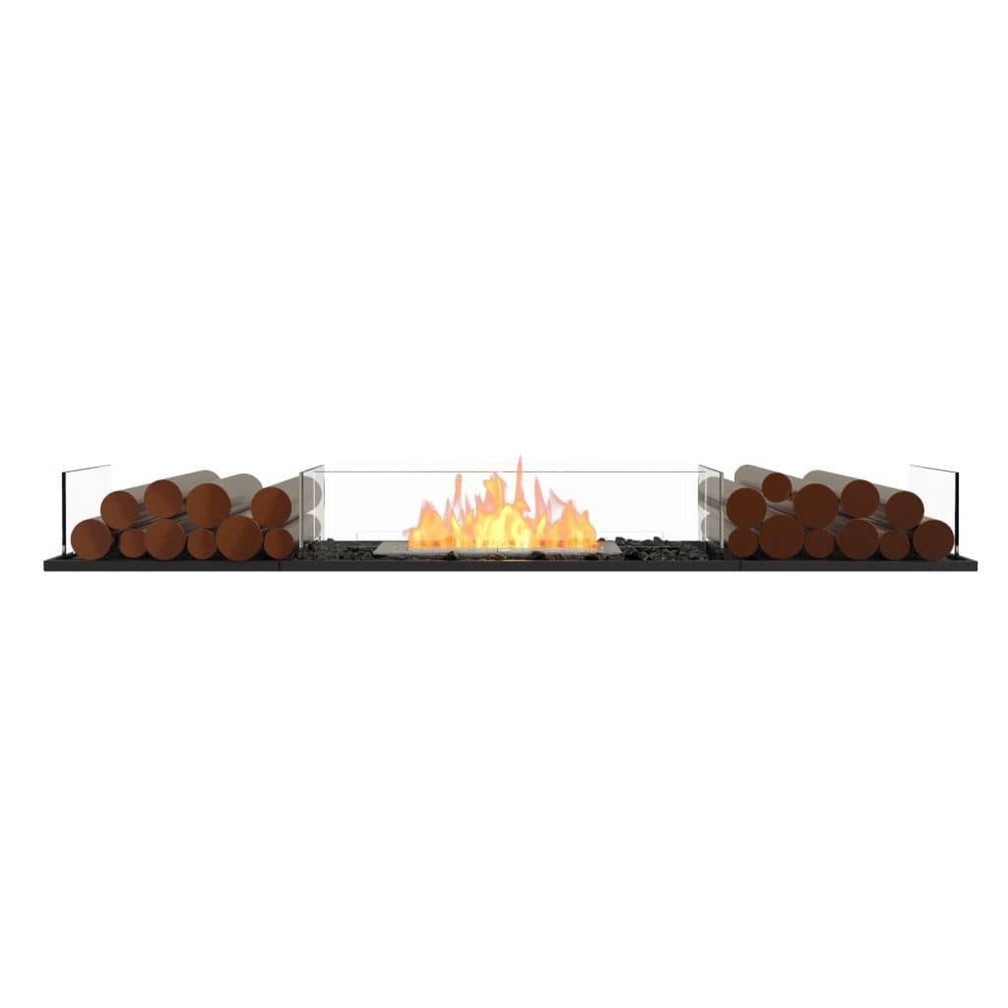 EcoSmart Fire 71" Flex 68BN Bench See-Through Fireplace Insert with Decorative Box by Mad Design Group