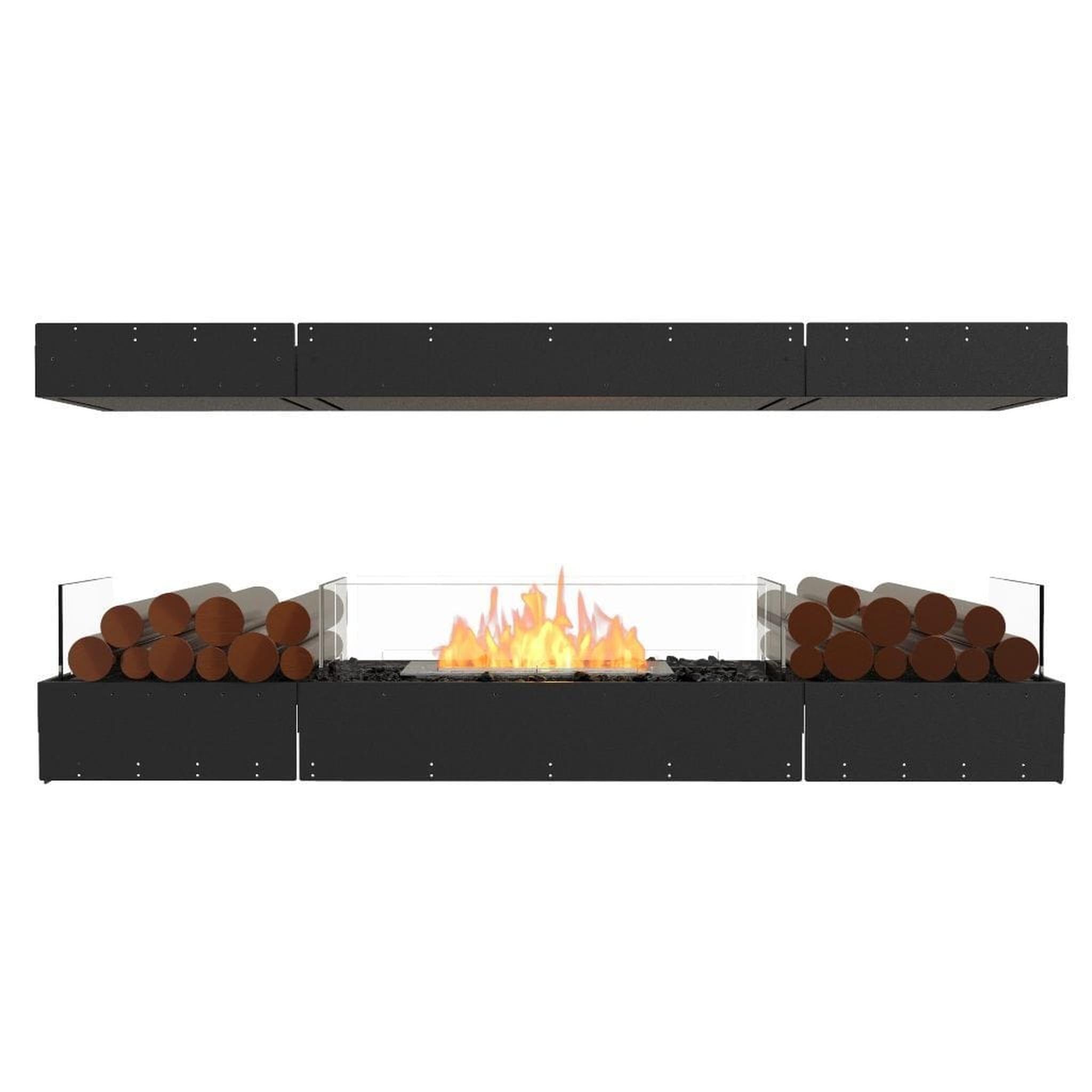 EcoSmart Fire 71" Flex 68IL Island Ethanol Fireplace Insert with Decorative Box and Adjustable Flame by Mad Design Group