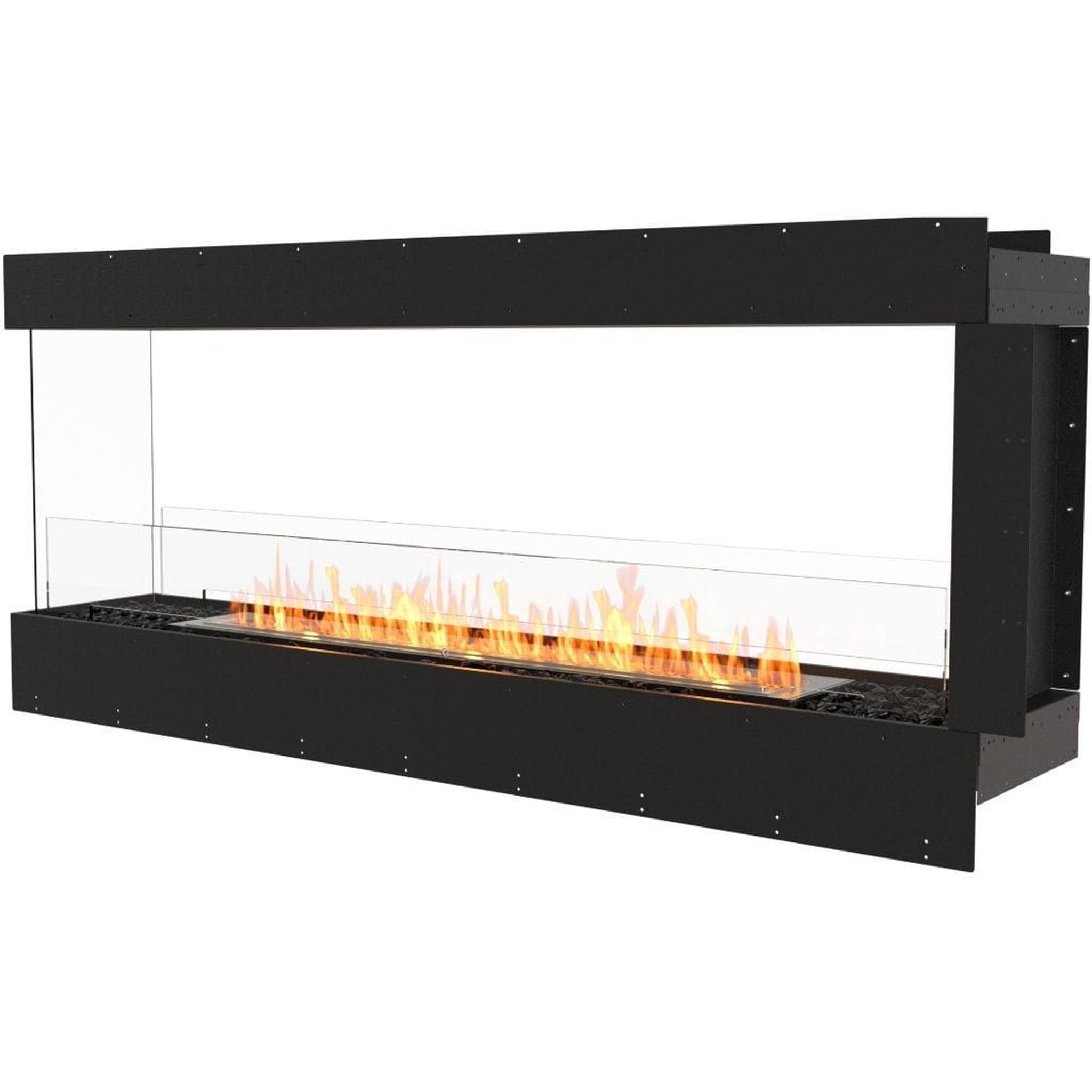 EcoSmart Fire 73" Flex 68PN Peninsula Ethanol Fireplace Insert with Adjustable Flame by Mad Design Group