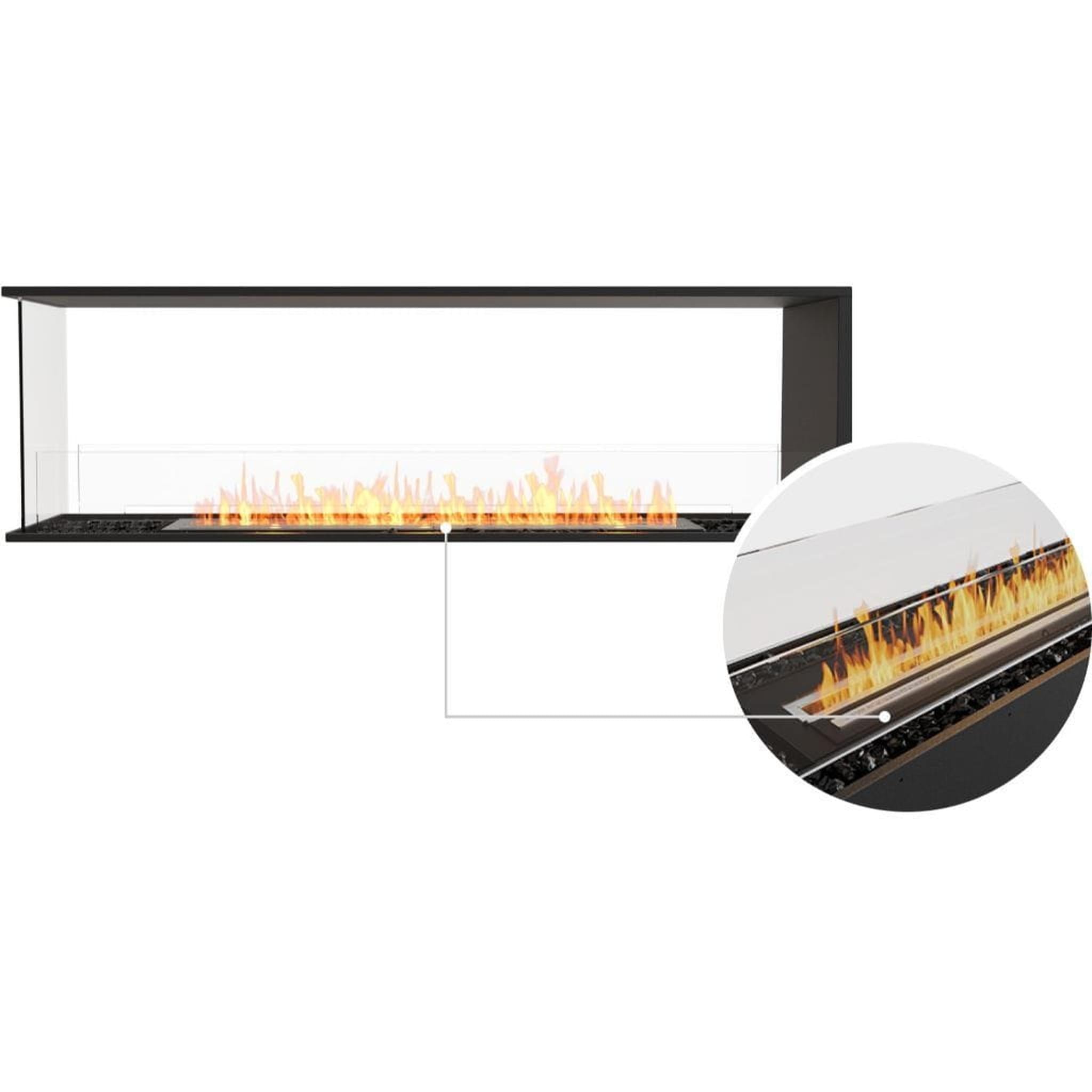 EcoSmart Fire 73" Flex 68PN Peninsula Ethanol Fireplace Insert with Adjustable Flame by Mad Design Group