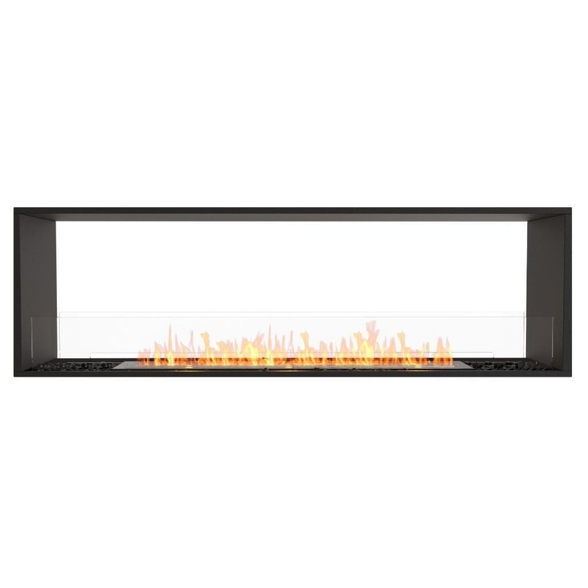 EcoSmart Fire 76" Flex 68DB Double Sided Ethanol Fireplace Insert with Adjustable Flame by Mad Design Group