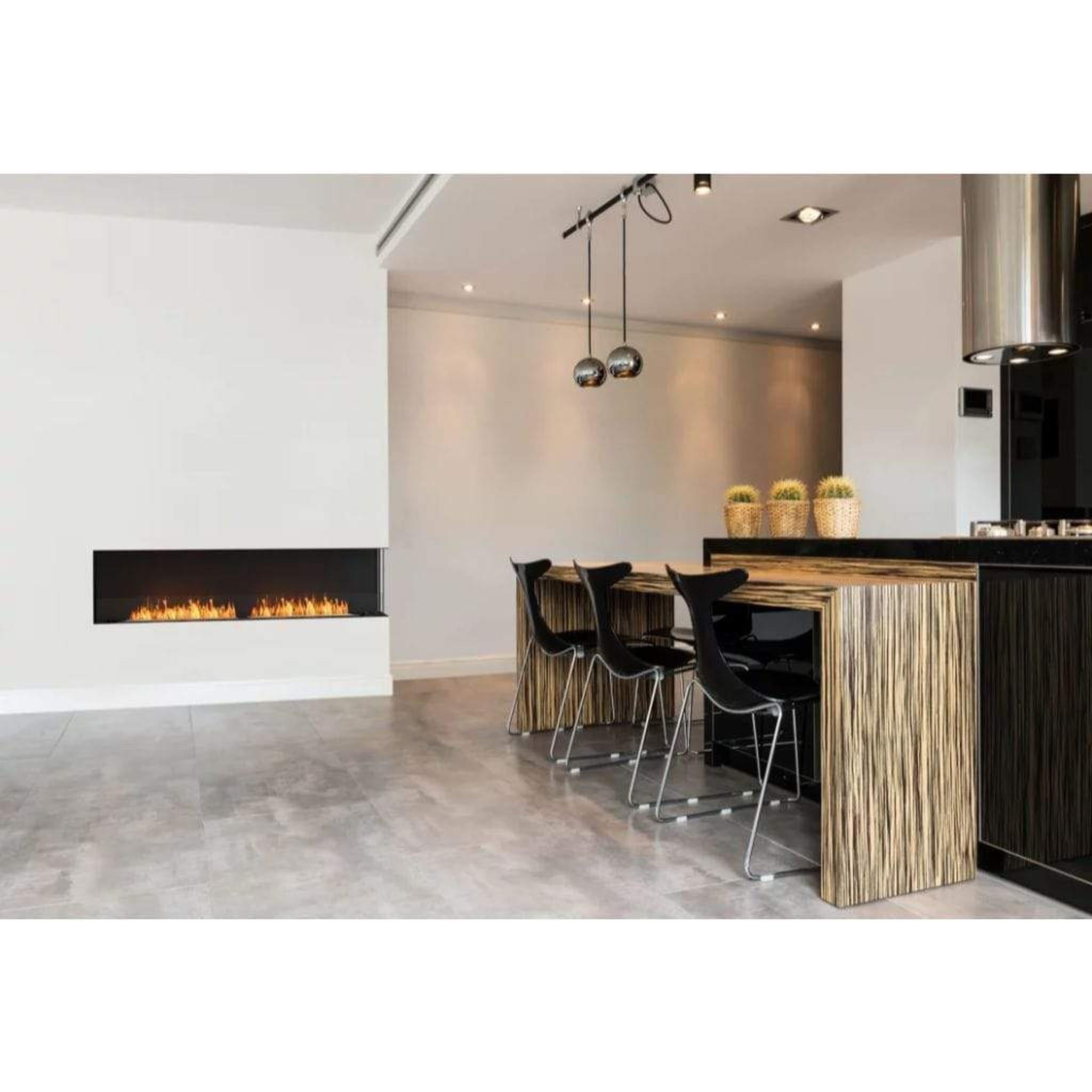 EcoSmart Fire Flex 78LC/78RC 83" Ethanol Fireplace Insert with Decorative Box and Adjustable Flame by Mad Design Group