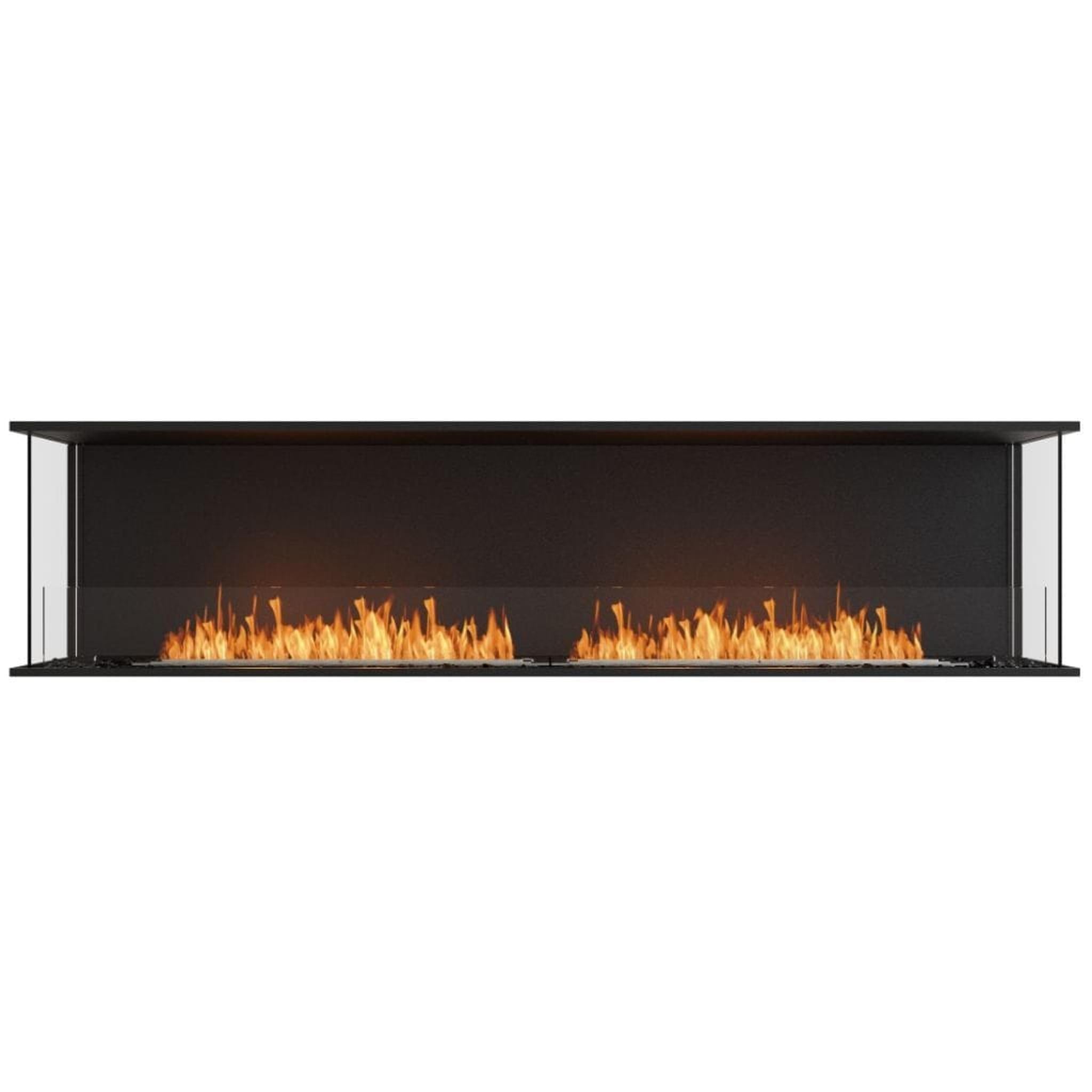 EcoSmart Fire 89" Flex 86BY Bay Ethanol Fireplace Insert with Adjustable Flame and Zero Clearance Design by Mad Design Group