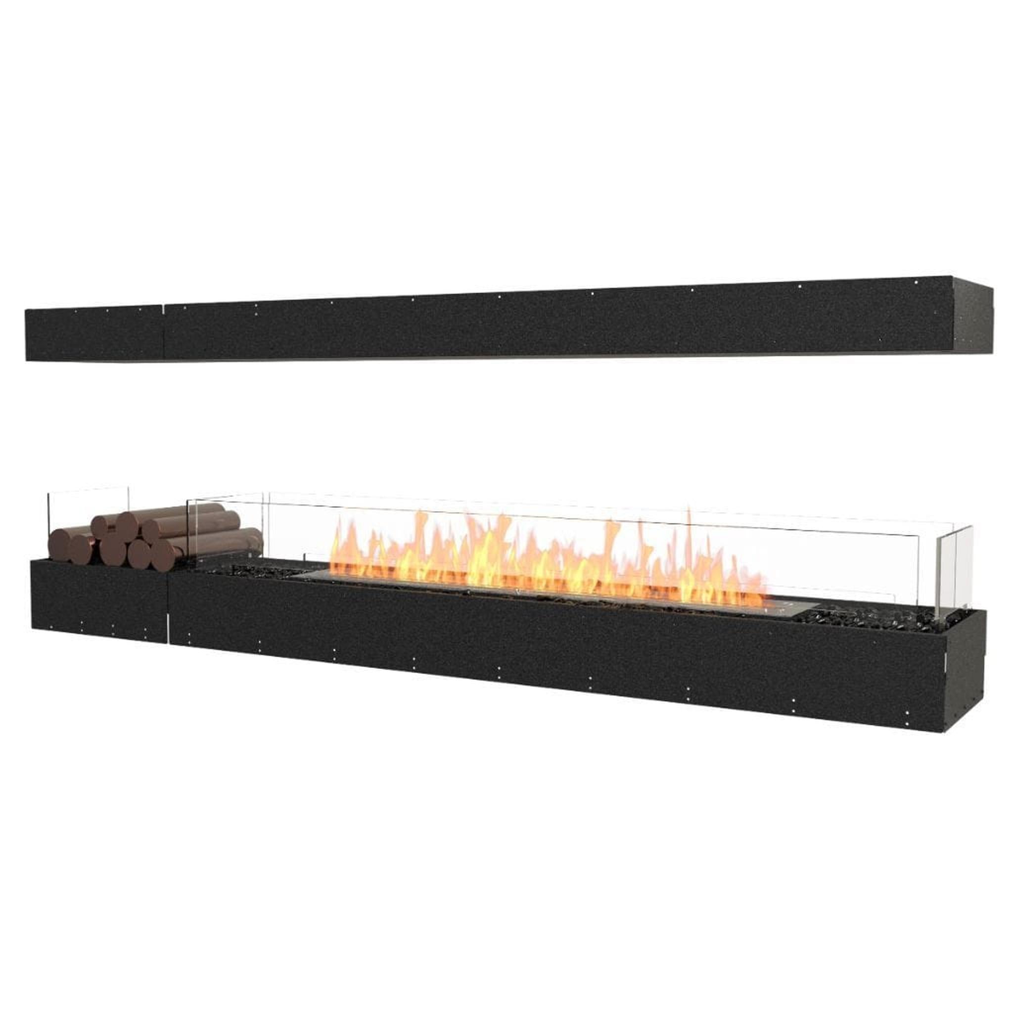 EcoSmart Fire 89" Flex 86IL Island Ethanol Fireplace Insert with Decorative Box and Adjustable Flame by Mad Design Group