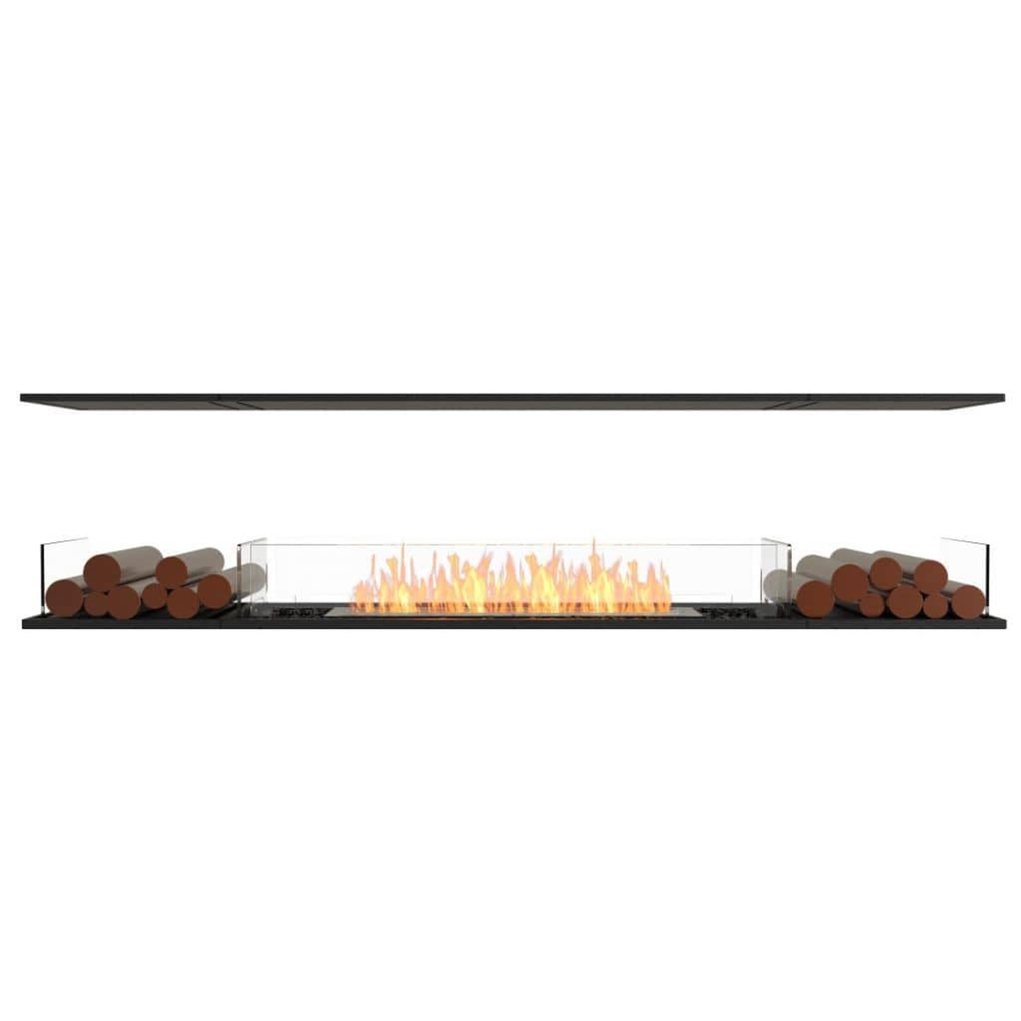 EcoSmart Fire 89" Flex 86IL Island Ethanol Fireplace Insert with Decorative Box and Adjustable Flame by Mad Design Group