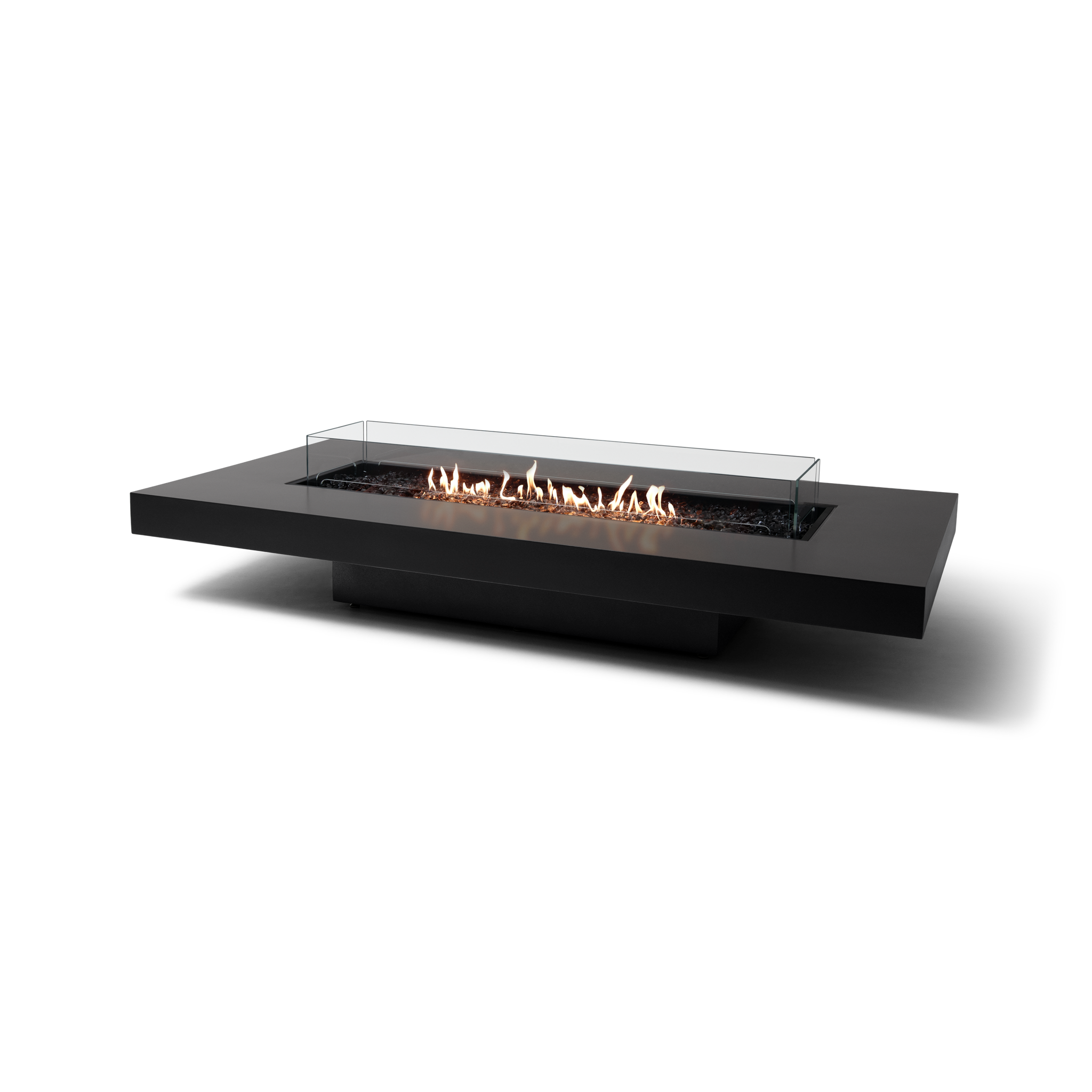 EcoSmart Fire 89" Gin 90 Low Height Fire Pit Table with Gas LP/NG Burner – G37 Gas Burner by Mad Design Group
