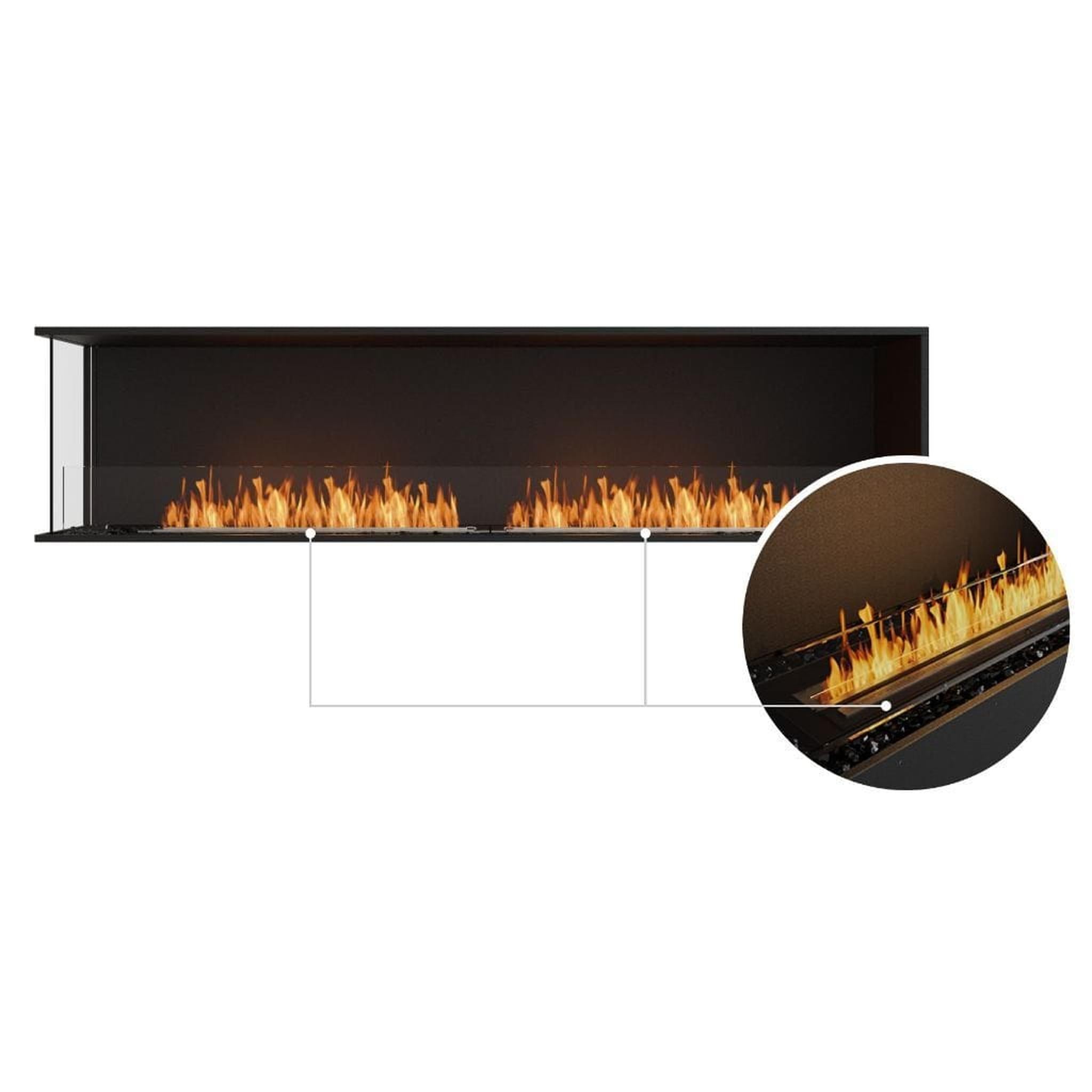 EcoSmart Fire Flex 86LC/86RC 91" Ethanol Fireplace Insert with Adjustable Flame by Mad Design Group