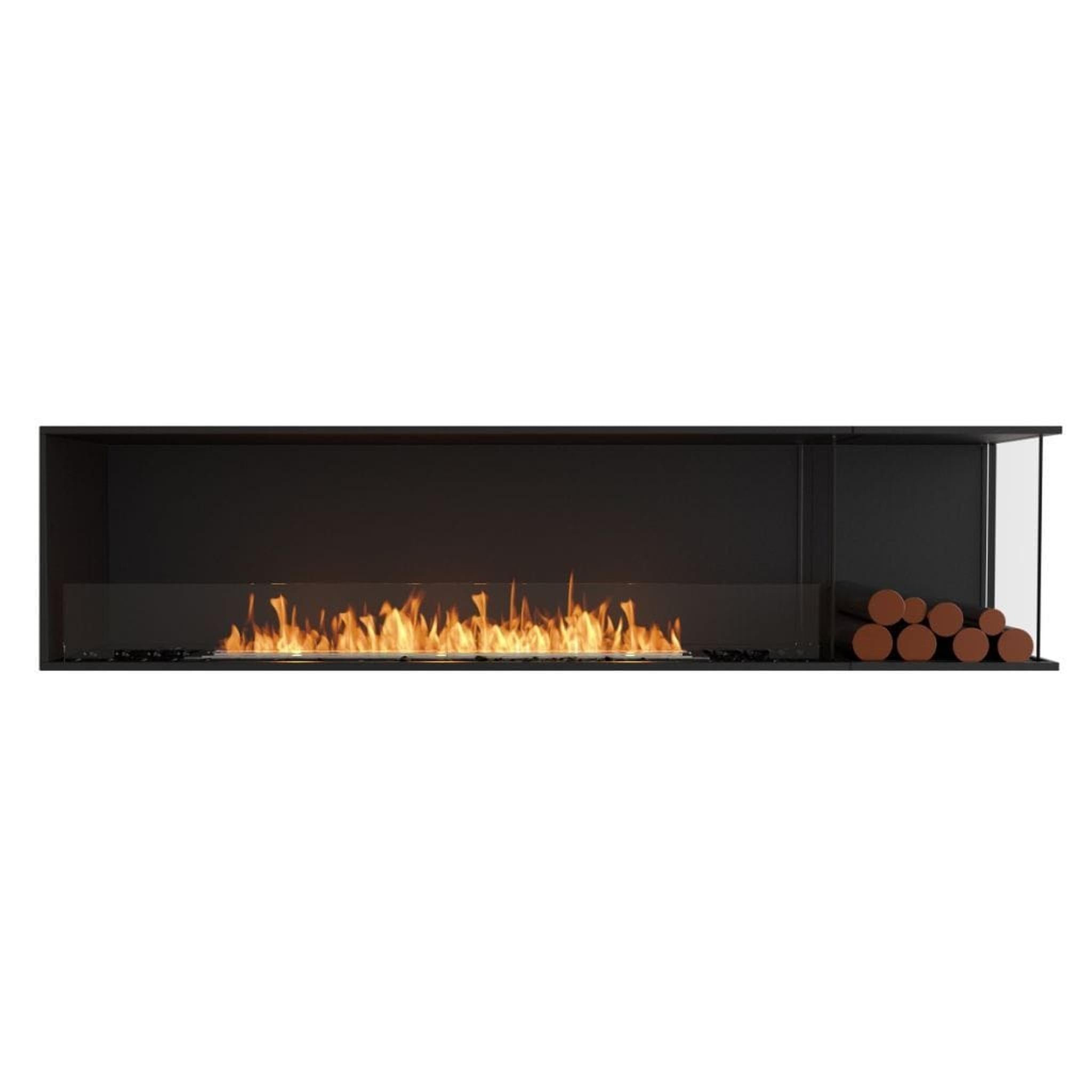 EcoSmart Fire Flex 86LC/86RC 91" Ethanol Fireplace Insert with Decorative Box and Adjustable Flame by Mad Design Group