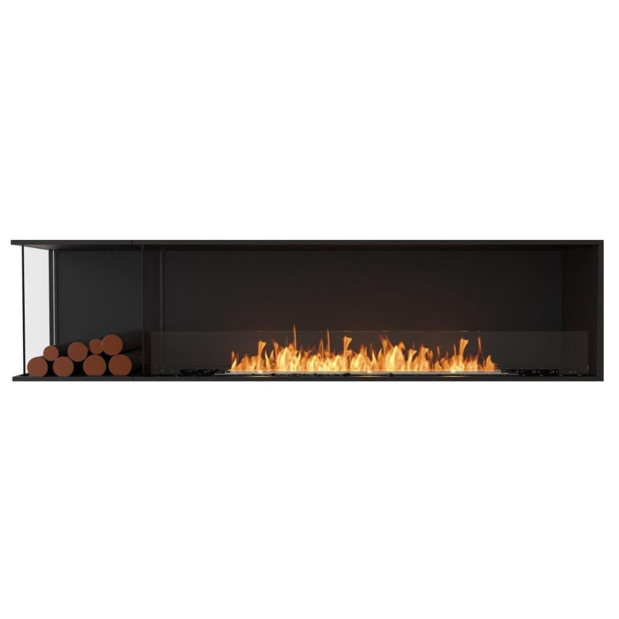 EcoSmart Fire Flex 86LC/86RC 91" Ethanol Fireplace Insert with Decorative Box and Adjustable Flame by Mad Design Group