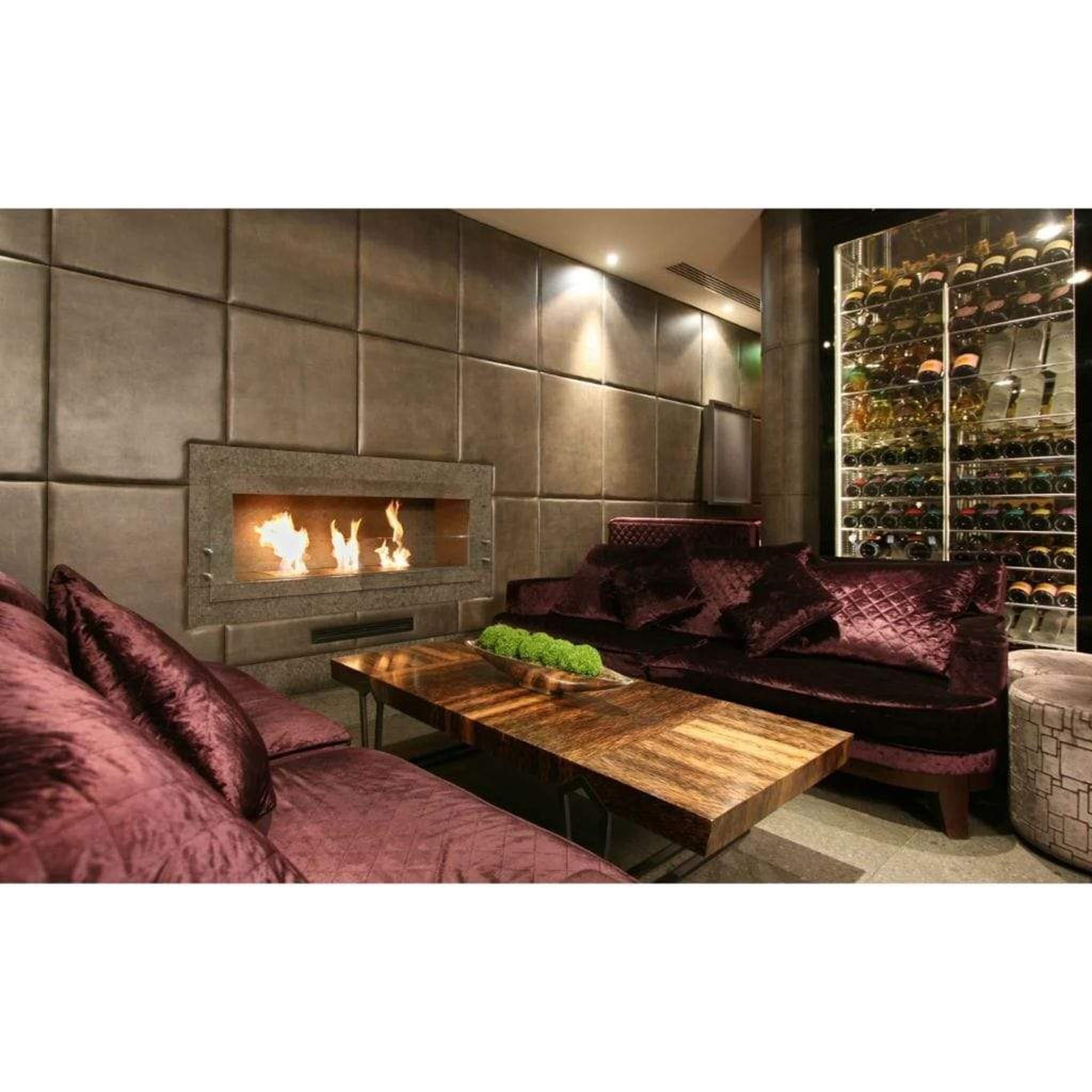 EcoSmart Fire BK5 16" Stainless Steel Ethanol Fireplace Burner with Flame Regulation by Mad Design Group