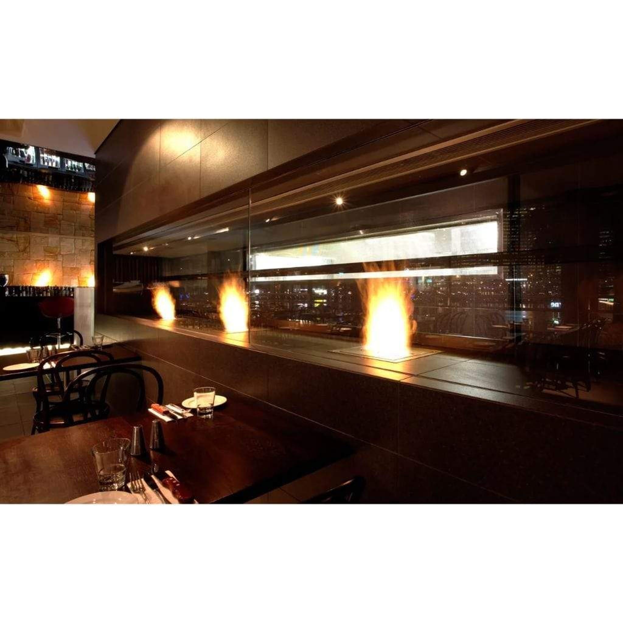 EcoSmart Fire BK5 16" Stainless Steel Ethanol Fireplace Burner with Flame Regulation by Mad Design Group