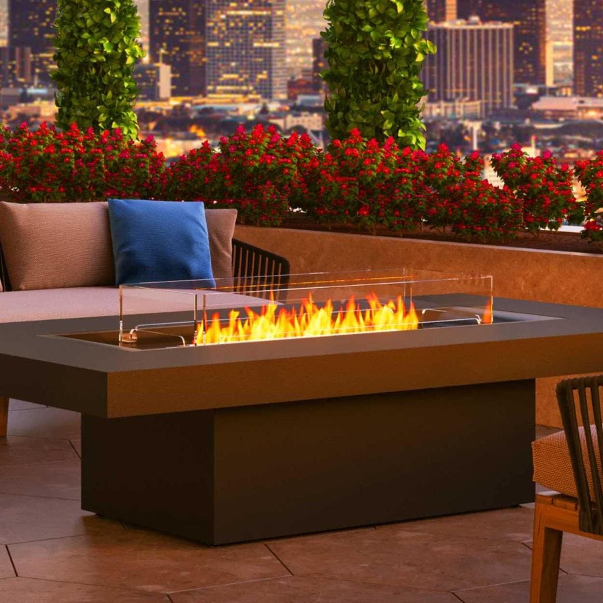 EcoSmart Fire L1080 Fire Screen with Toughened Glass Panels by Mad Design Group