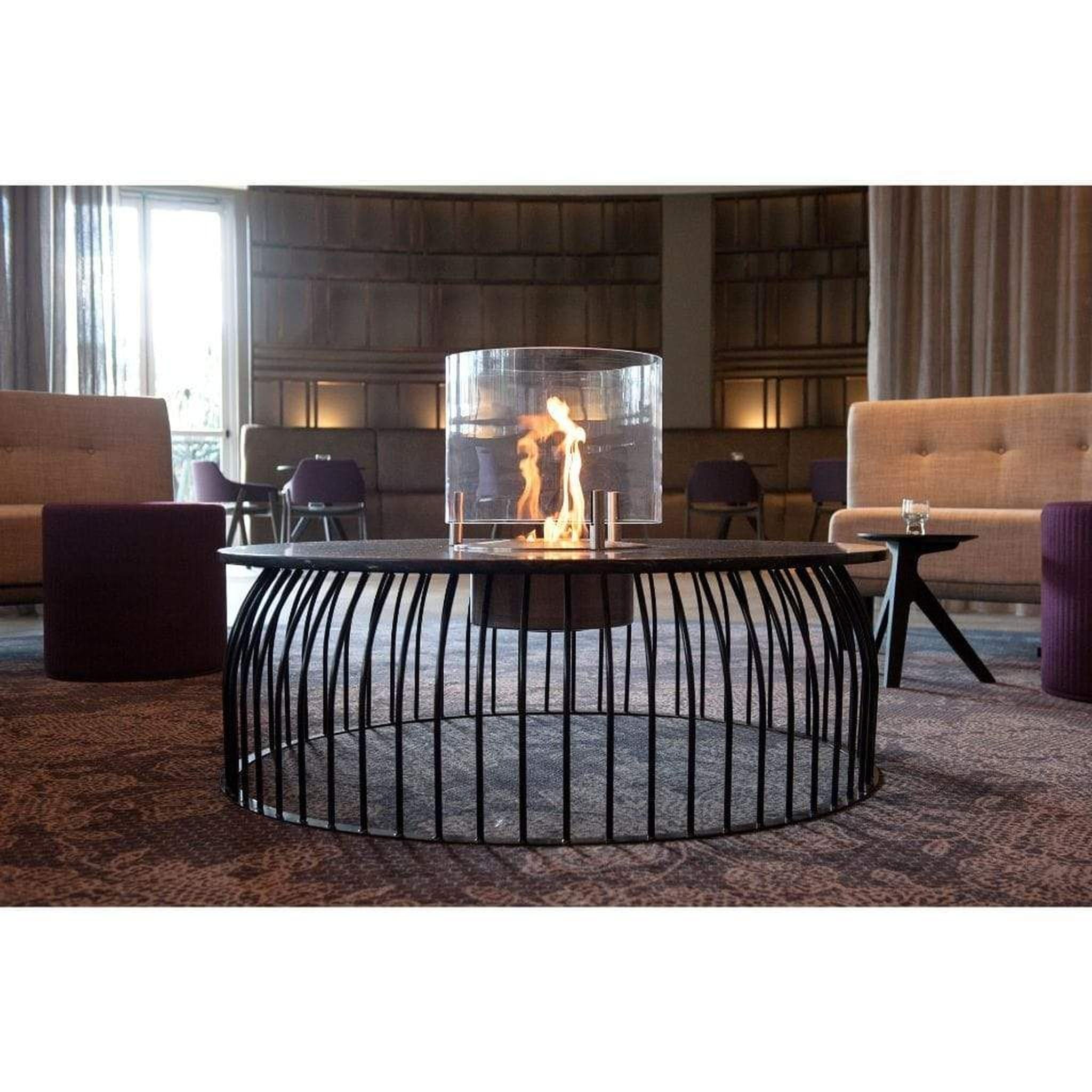 EcoSmart Fire Loft 8 Tempered Glass & Stainless Steel Fire Screen for AB8 Ethanol Burner by Mad Design Group