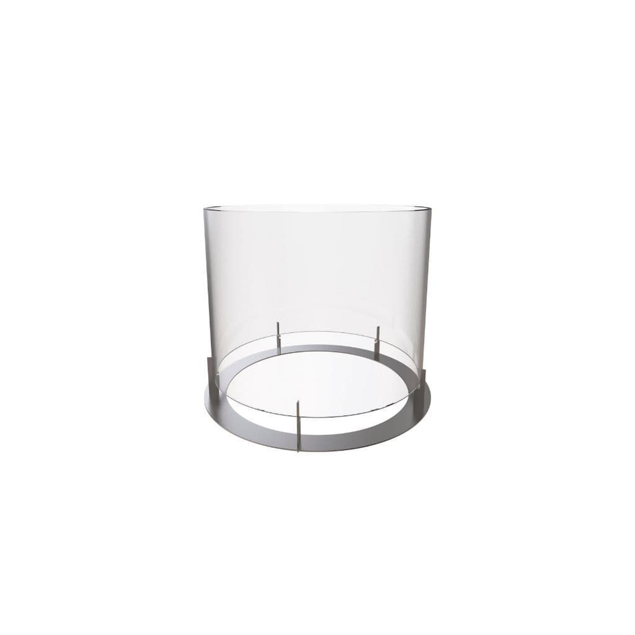 EcoSmart Fire Loft 8 Tempered Glass & Stainless Steel Fire Screen for AB8 Ethanol Burner by Mad Design Group