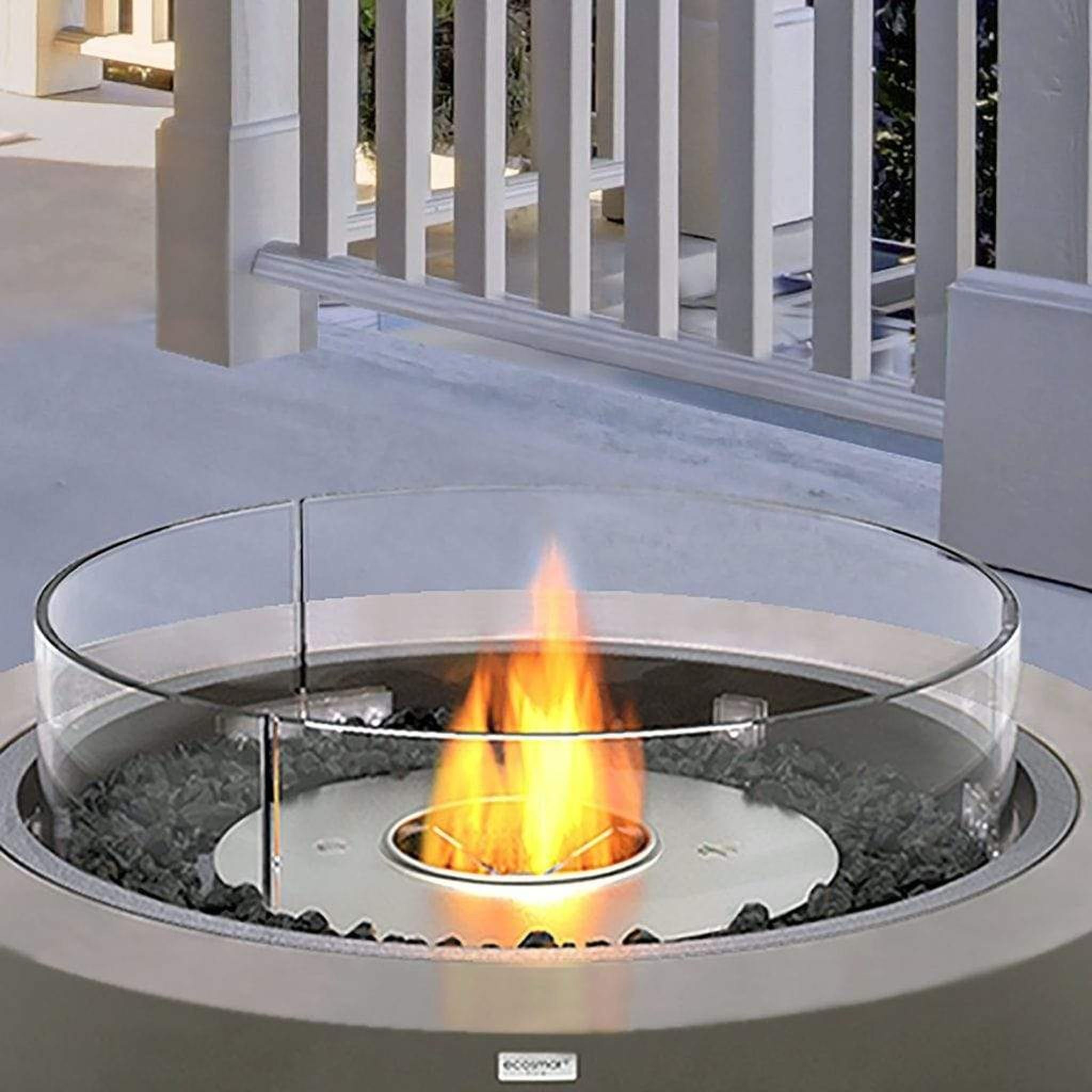 EcoSmart Fire R530 Glass Fire Screen for POD 30 & POD 40 by Mad Design Group