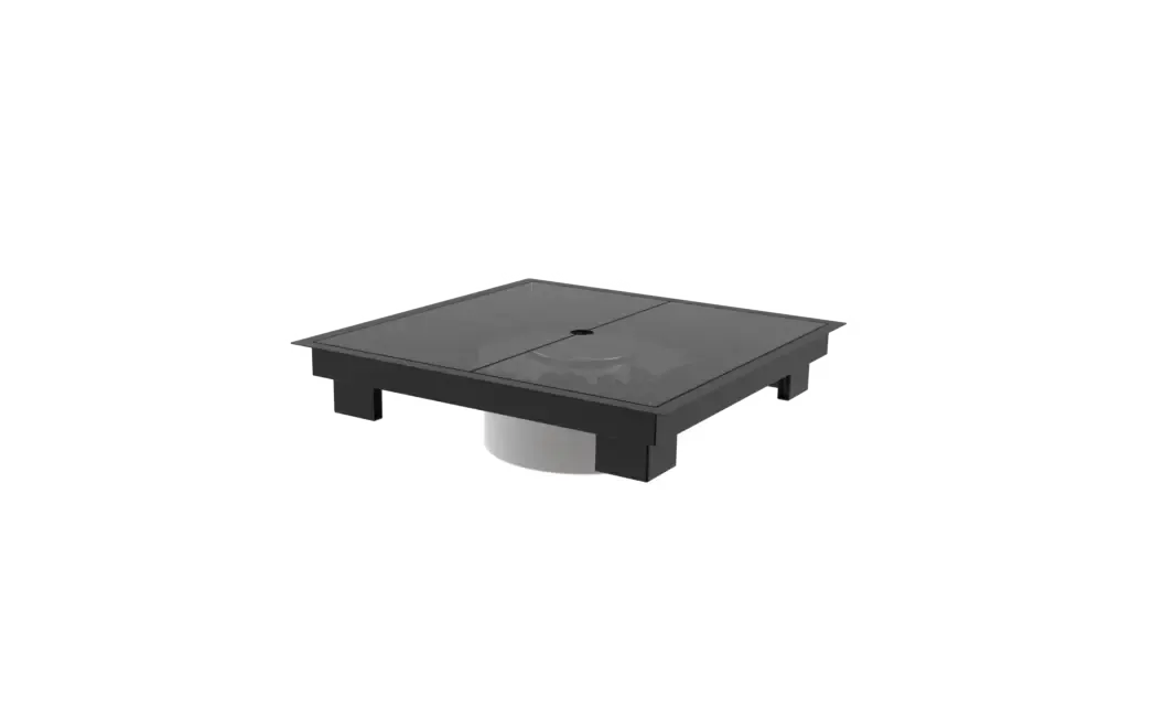 EcoSmart Fire S22 Glass Cover Plate for Fire Pits by MAD Design Group