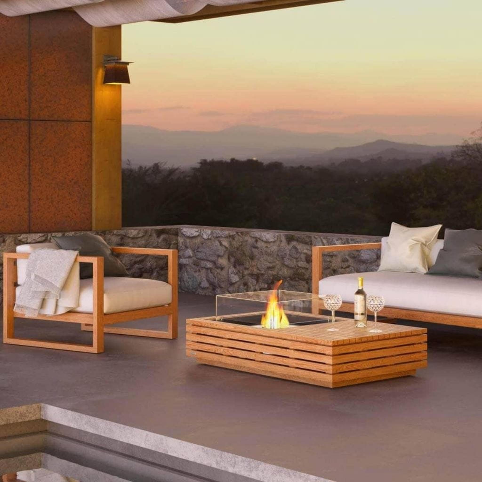 EcoSmart Fire S500 Fire Screen for Base 40 & Manhattan Fire Pits by Mad Design Group