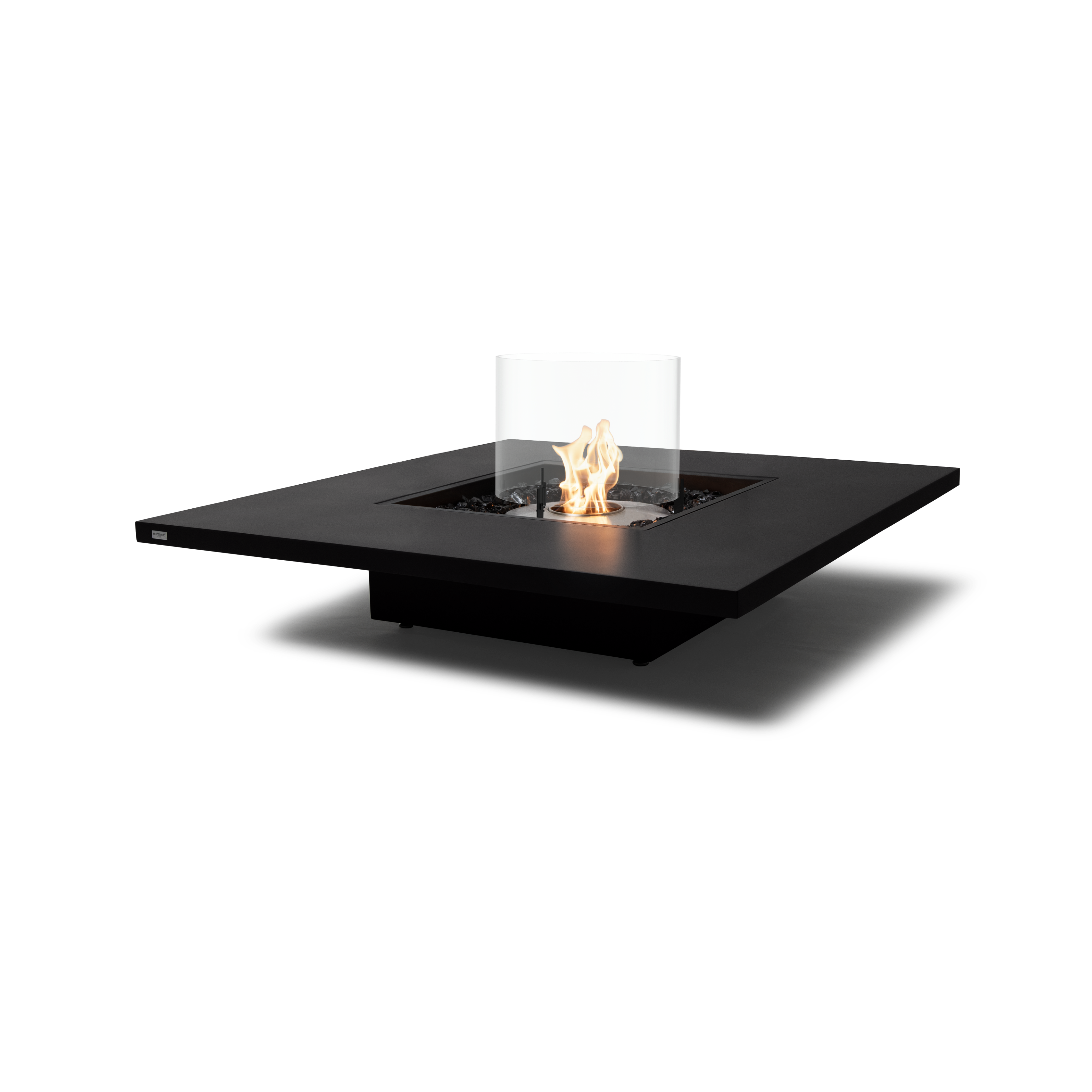 EcoSmart Fire Vertigo 50" Graphite Freestanding Outdoor Fire Table with Stainless Steel Burner and Floating Design by MAD Design Group